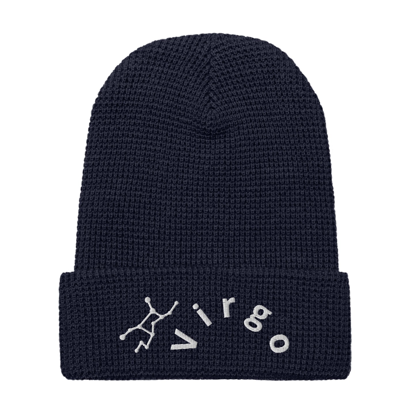 “Virgo” Waffle Beanie