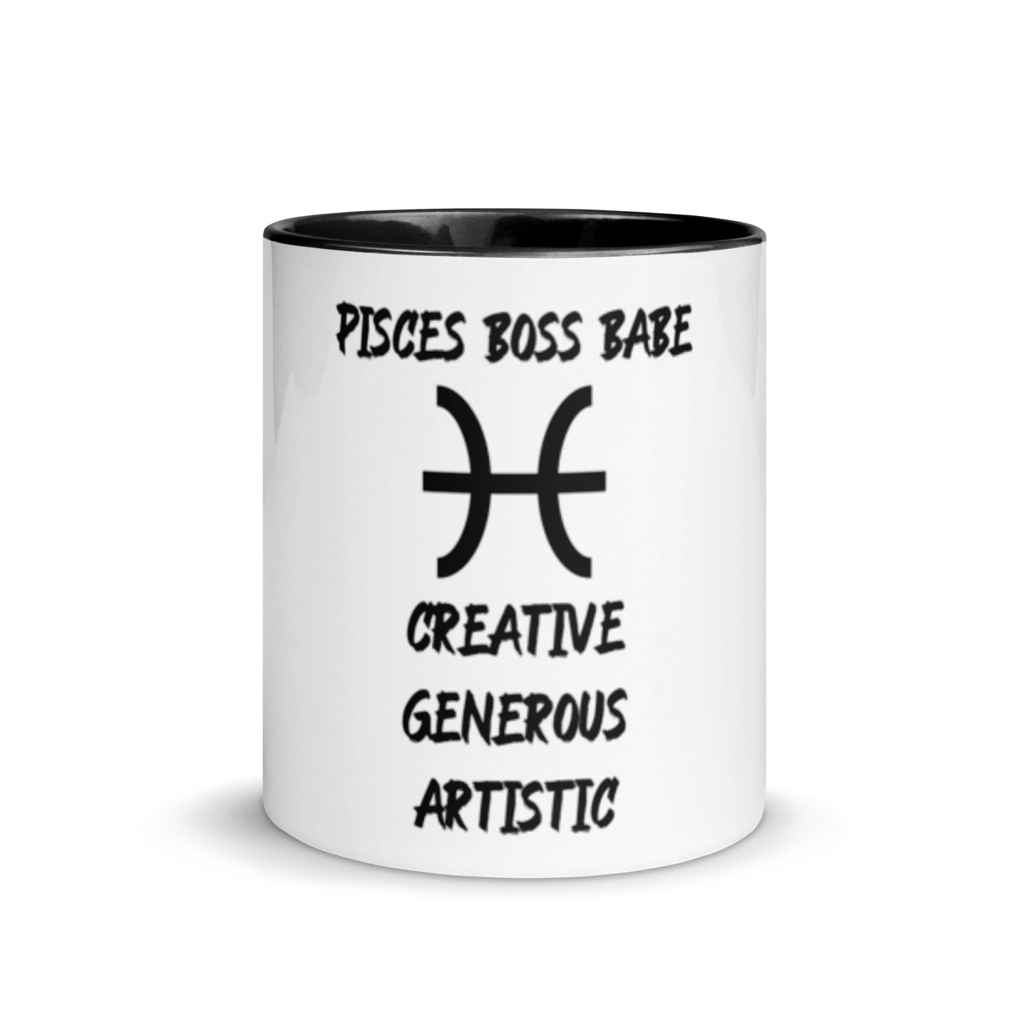 “Pisces Boss Babe” Mug With Color Inside
