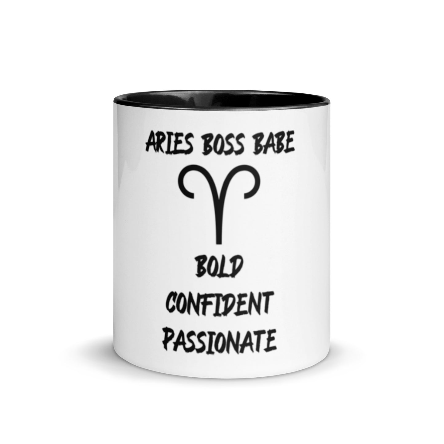 “Aries Boss Babe” Mug With Color Inside