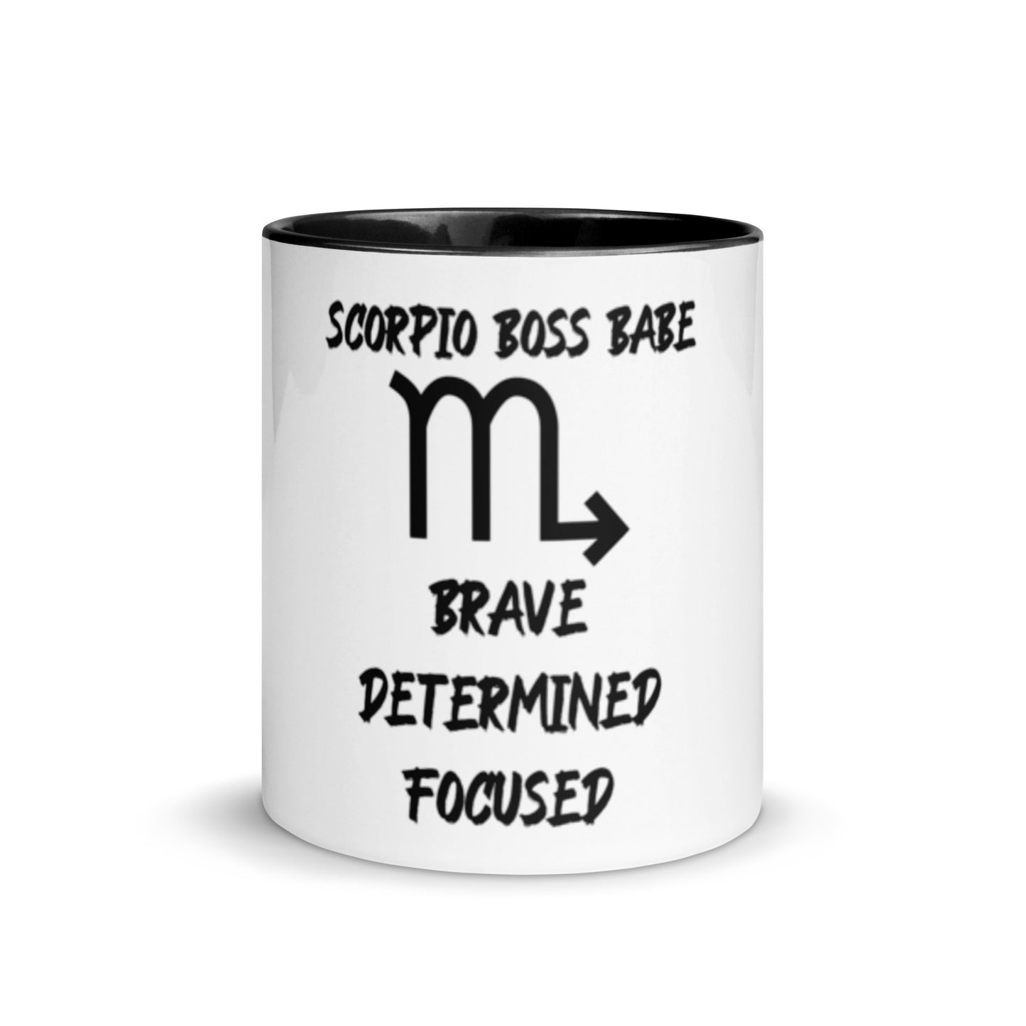 “Scorpio Boss Babe” Mug With Color Inside