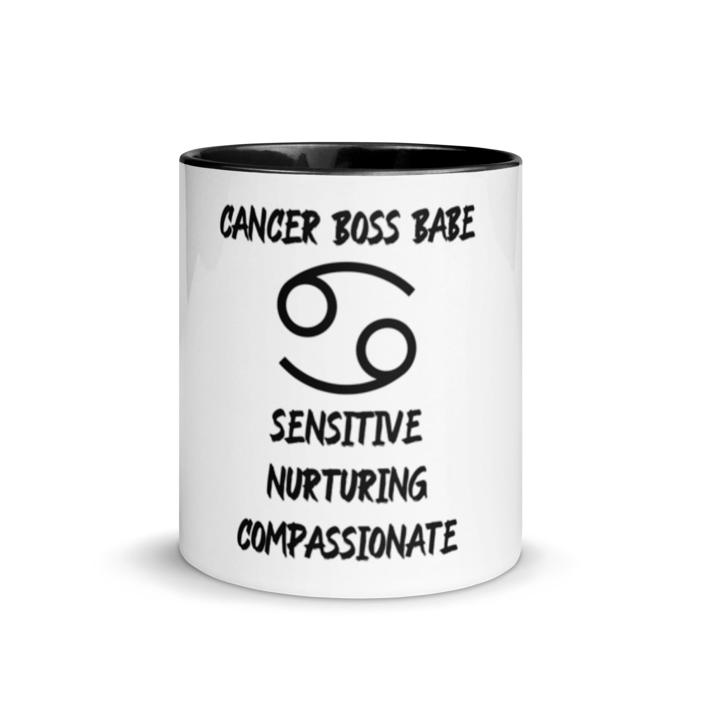 “Cancer Boss Babe” Mug With Color Inside
