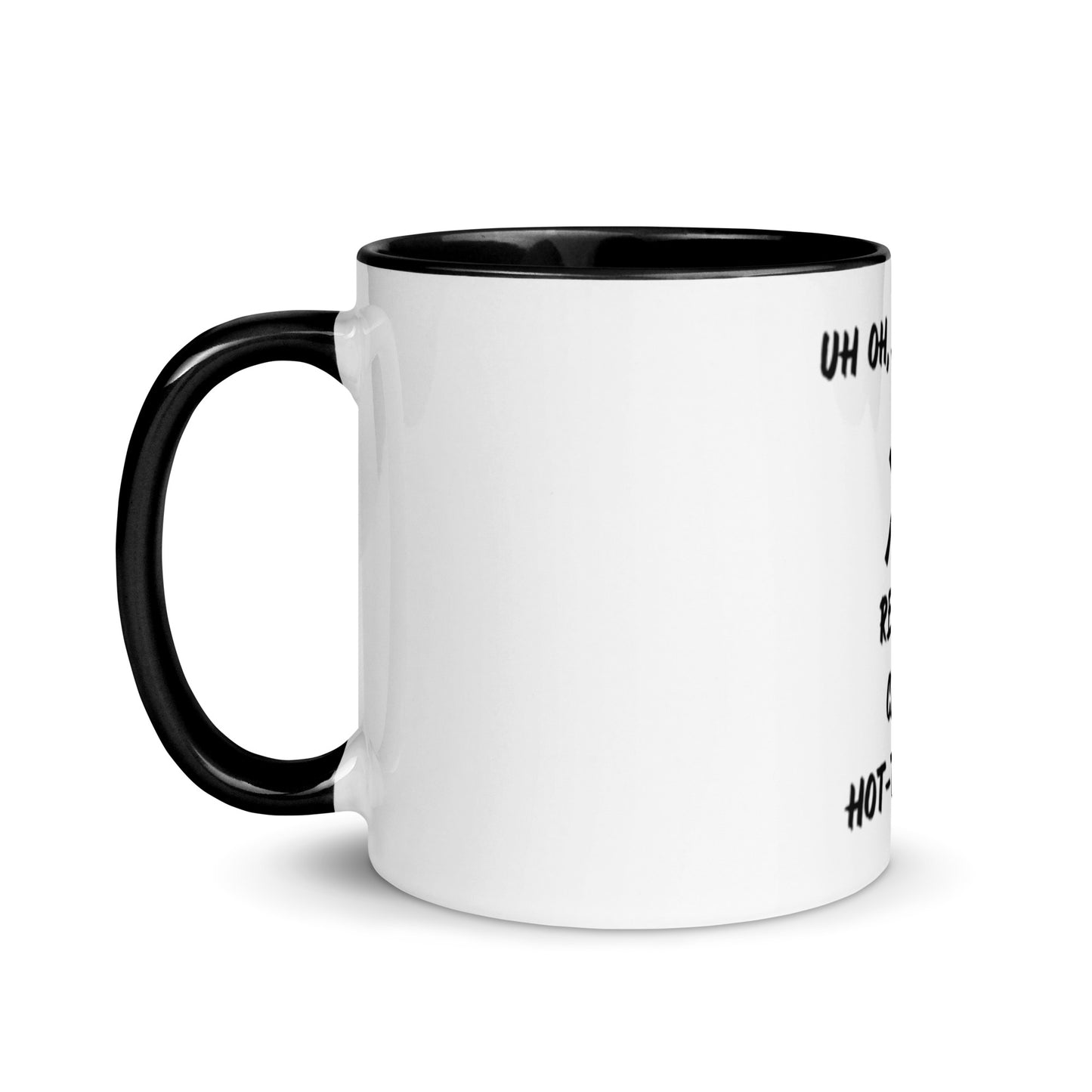 “Uh Oh, Sagittarius” Mug With Color Inside