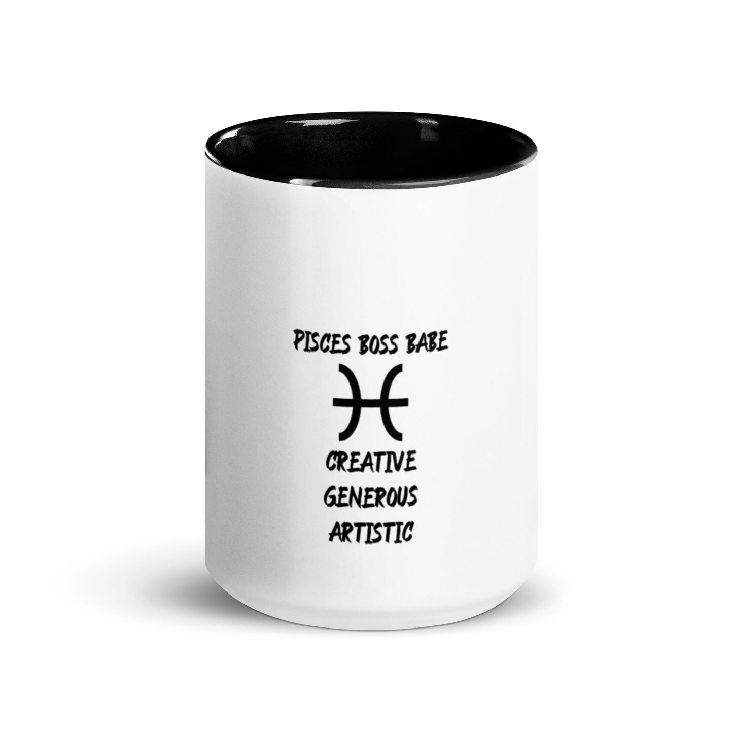 “Pisces Boss Babe” Mug With Color Inside