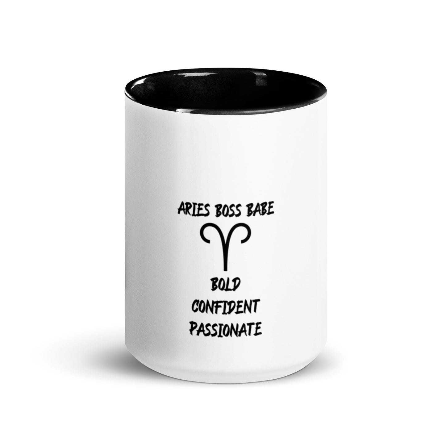 “Aries Boss Babe” Mug With Color Inside