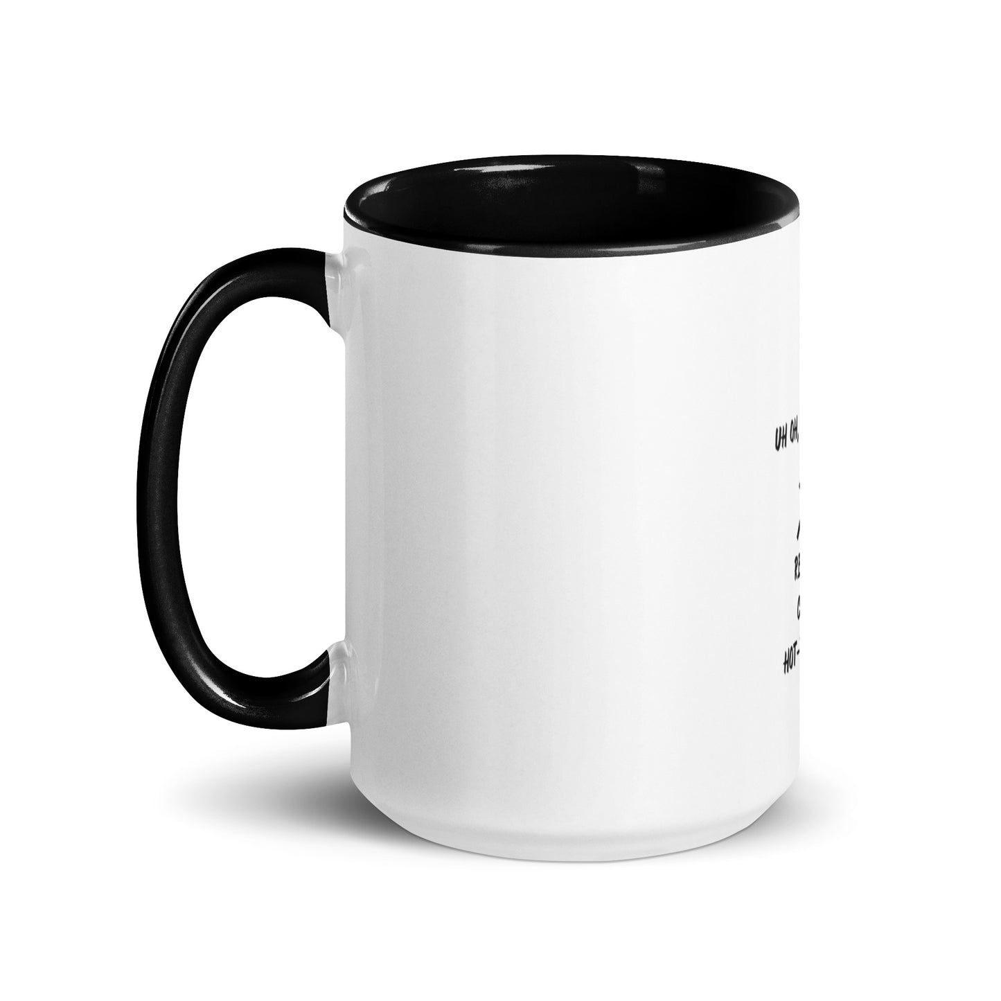 “Uh Oh, Sagittarius” Mug With Color Inside