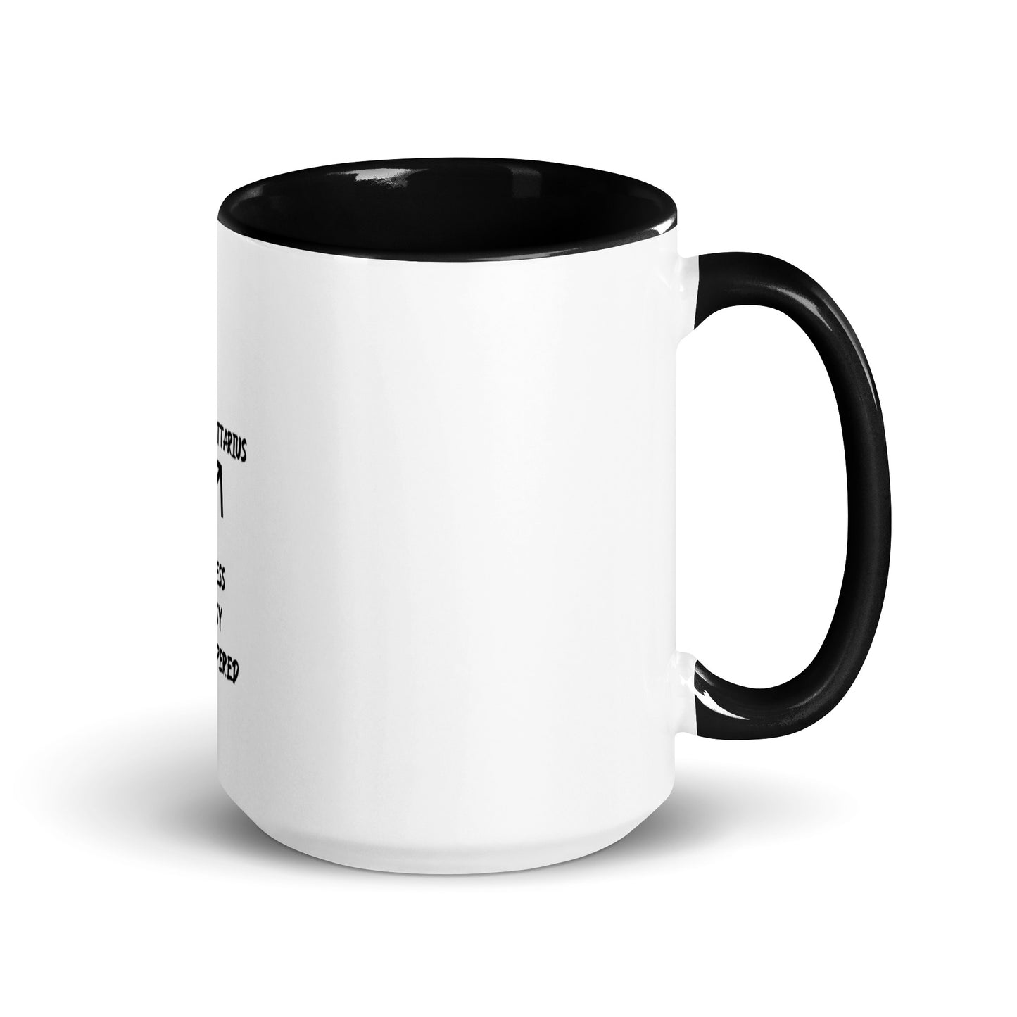 “Uh Oh, Sagittarius” Mug With Color Inside