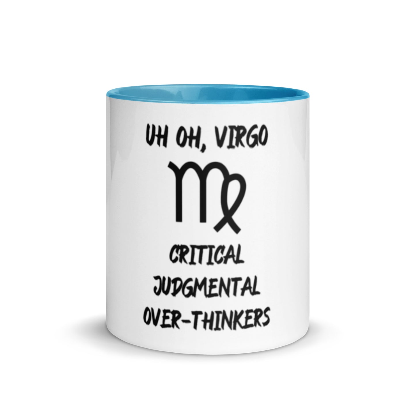 “Uh Oh, Virgo” Mug With Color Inside