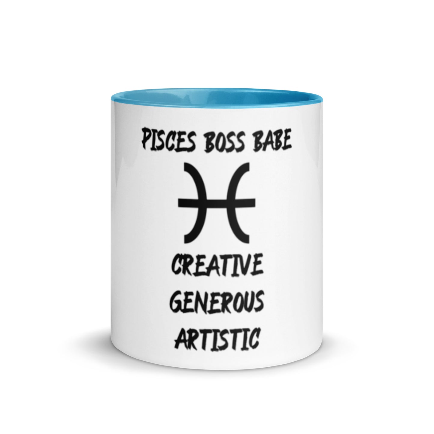 “Pisces Boss Babe” Mug With Color Inside
