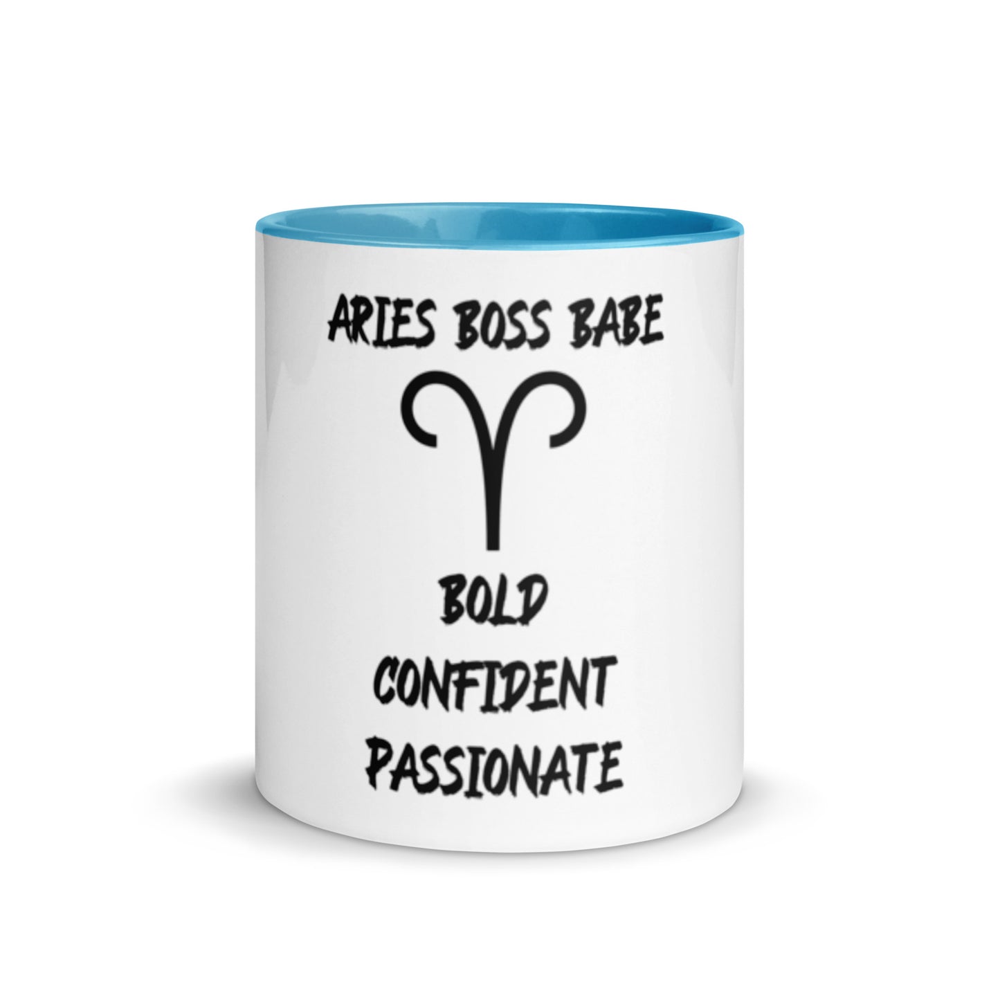 “Aries Boss Babe” Mug With Color Inside