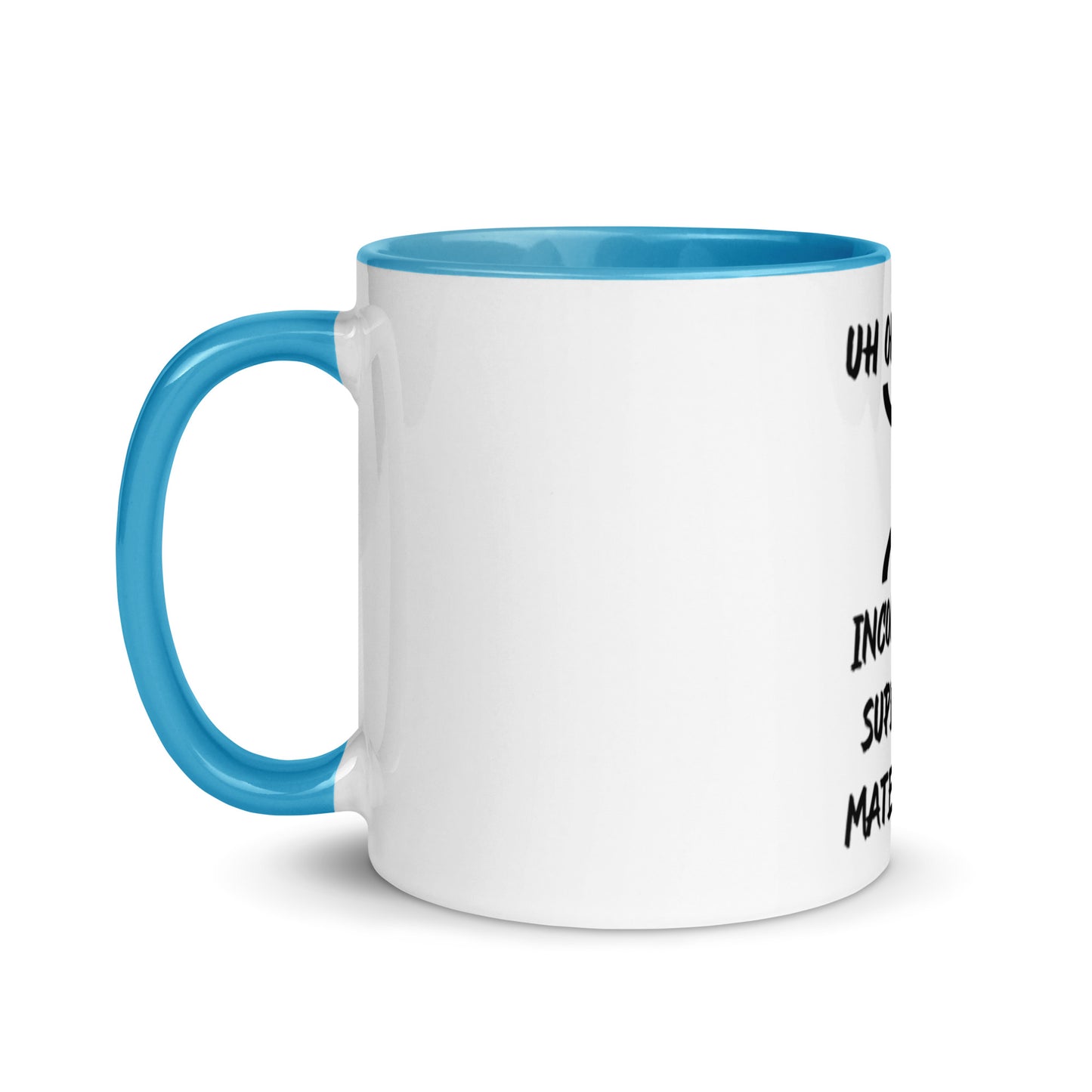 “Uh Oh, Gemini” Mug With Color Inside