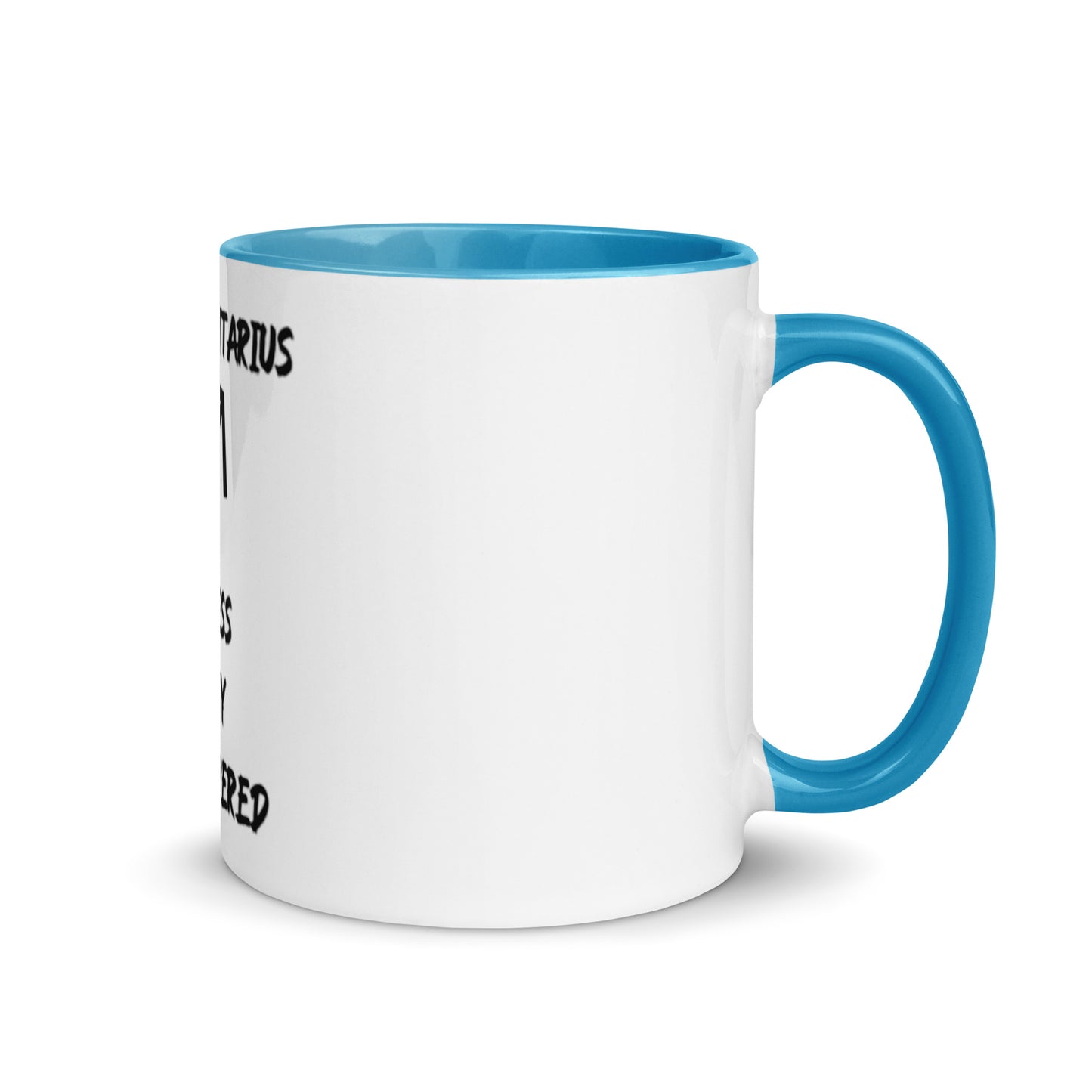 “Uh Oh, Sagittarius” Mug With Color Inside