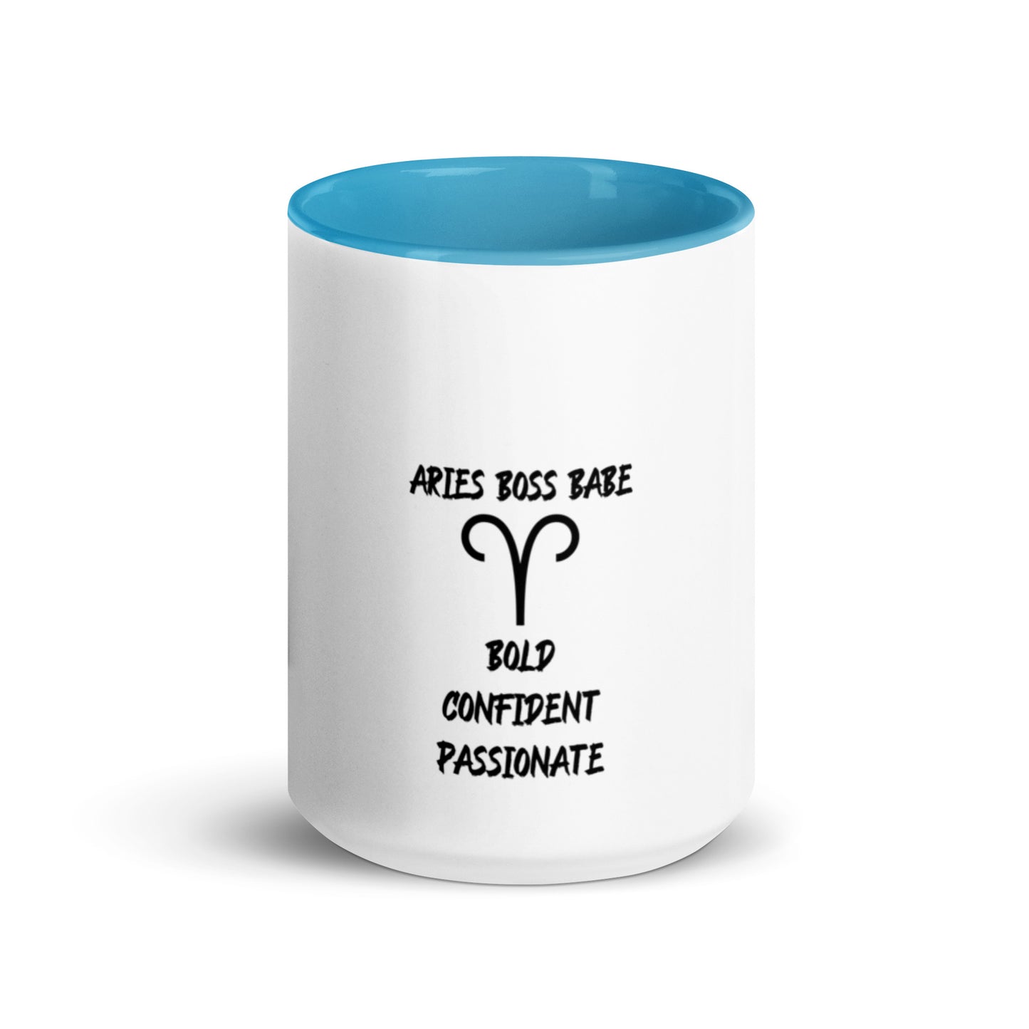 “Aries Boss Babe” Mug With Color Inside