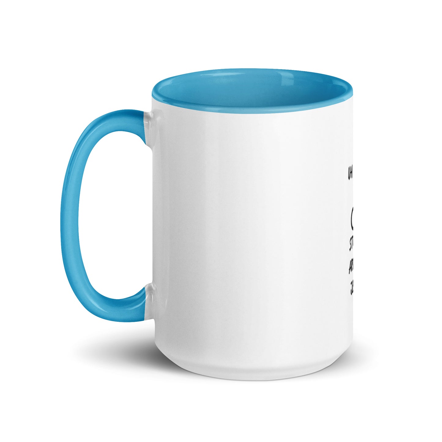 “Uh Oh, Leo” Mug With Color Inside