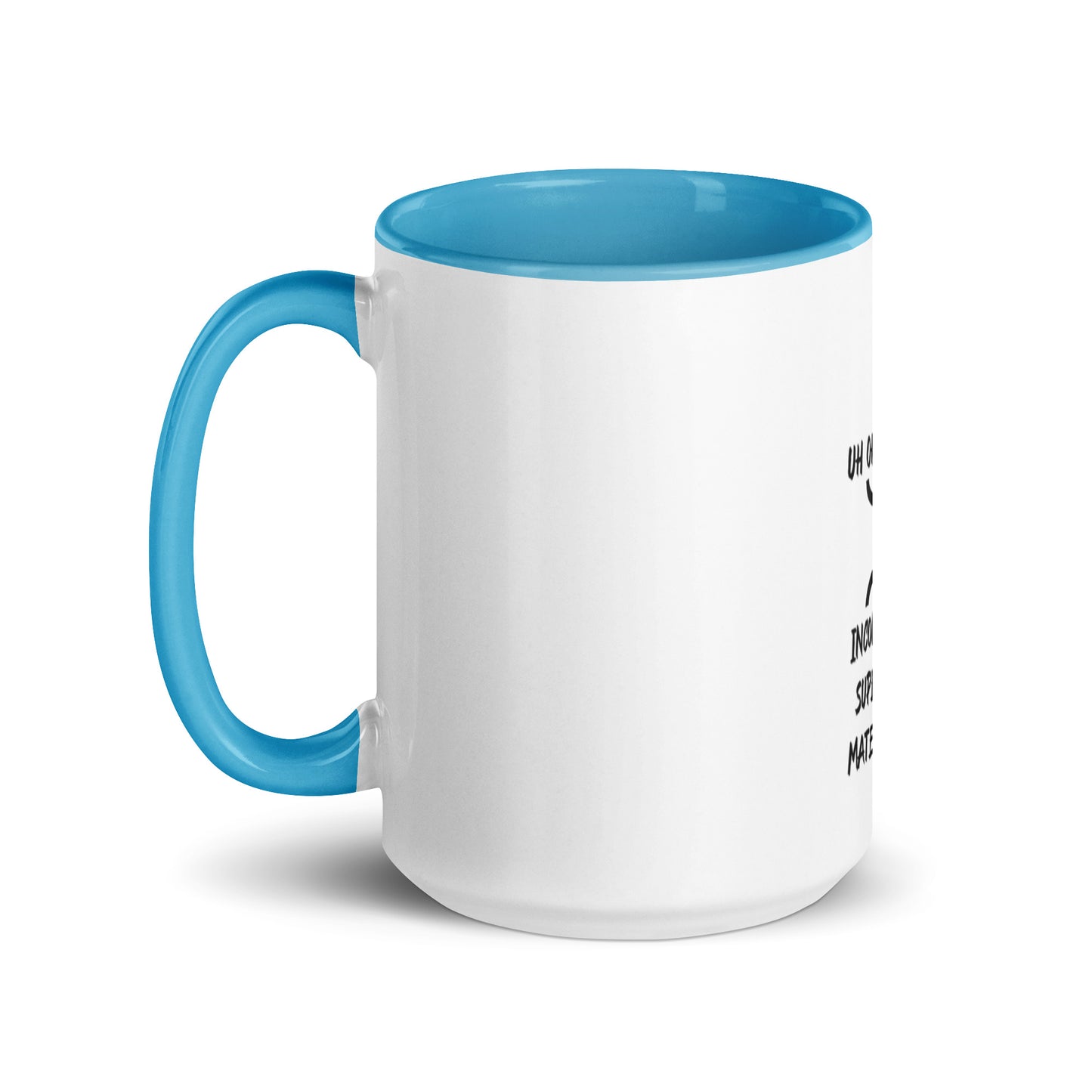 “Uh Oh, Gemini” Mug With Color Inside