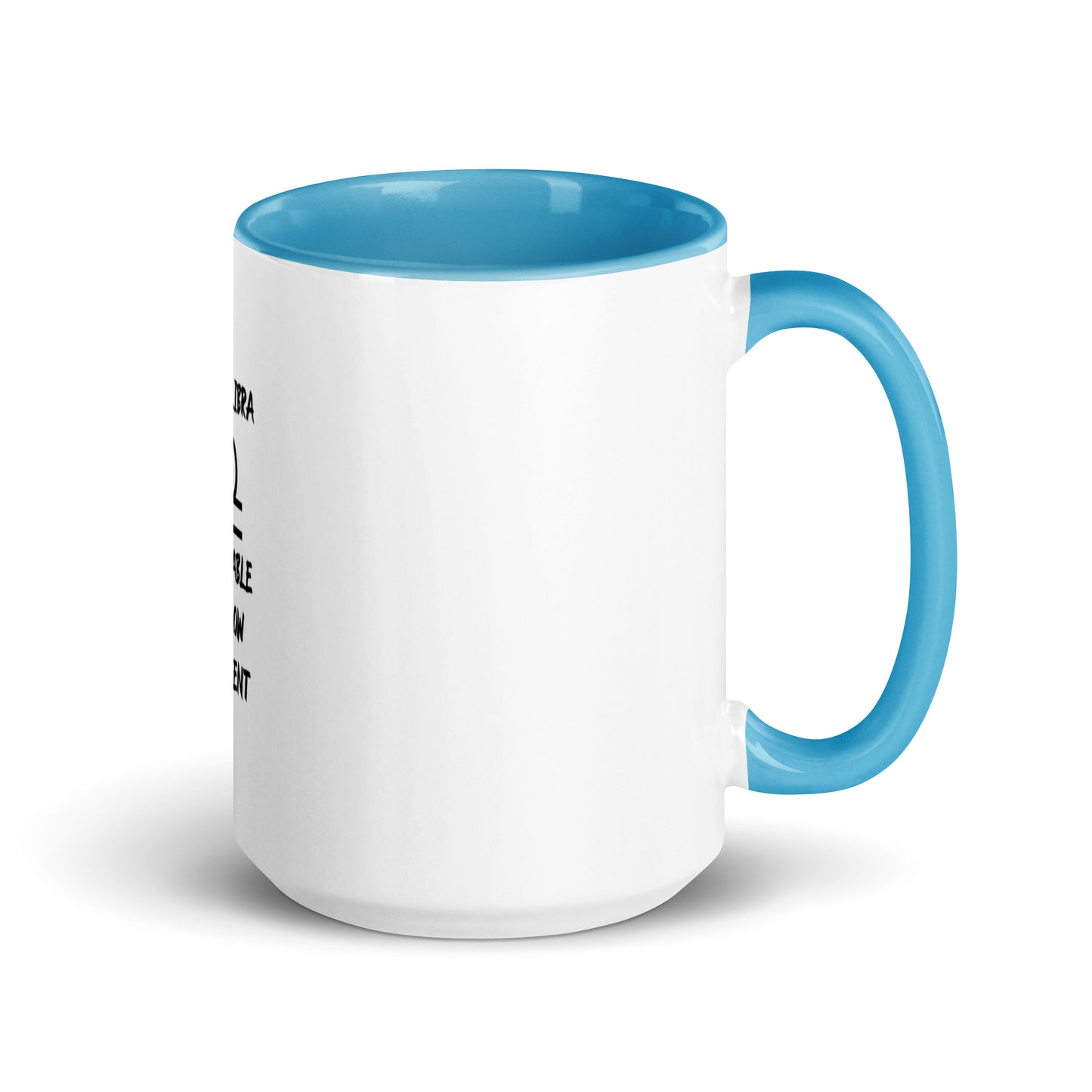 “Uh Oh, Libra” Mug With Color Inside