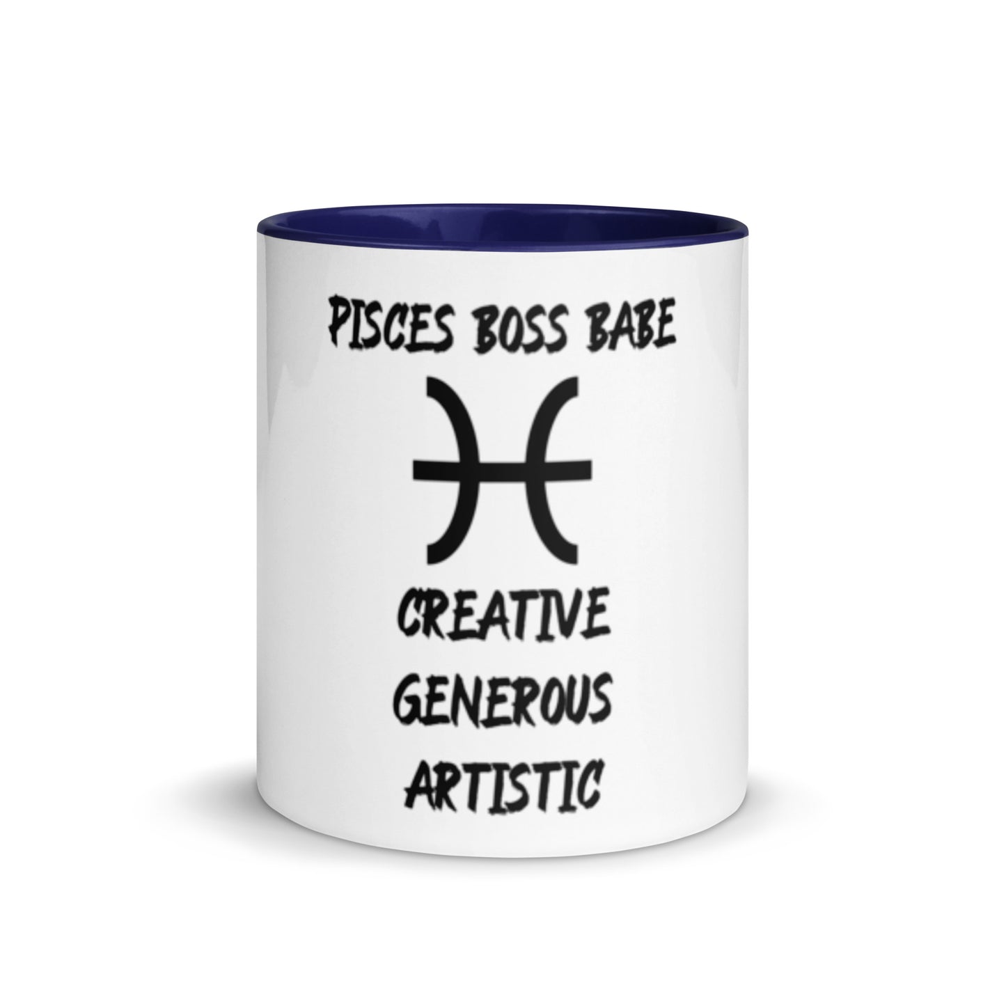 “Pisces Boss Babe” Mug With Color Inside