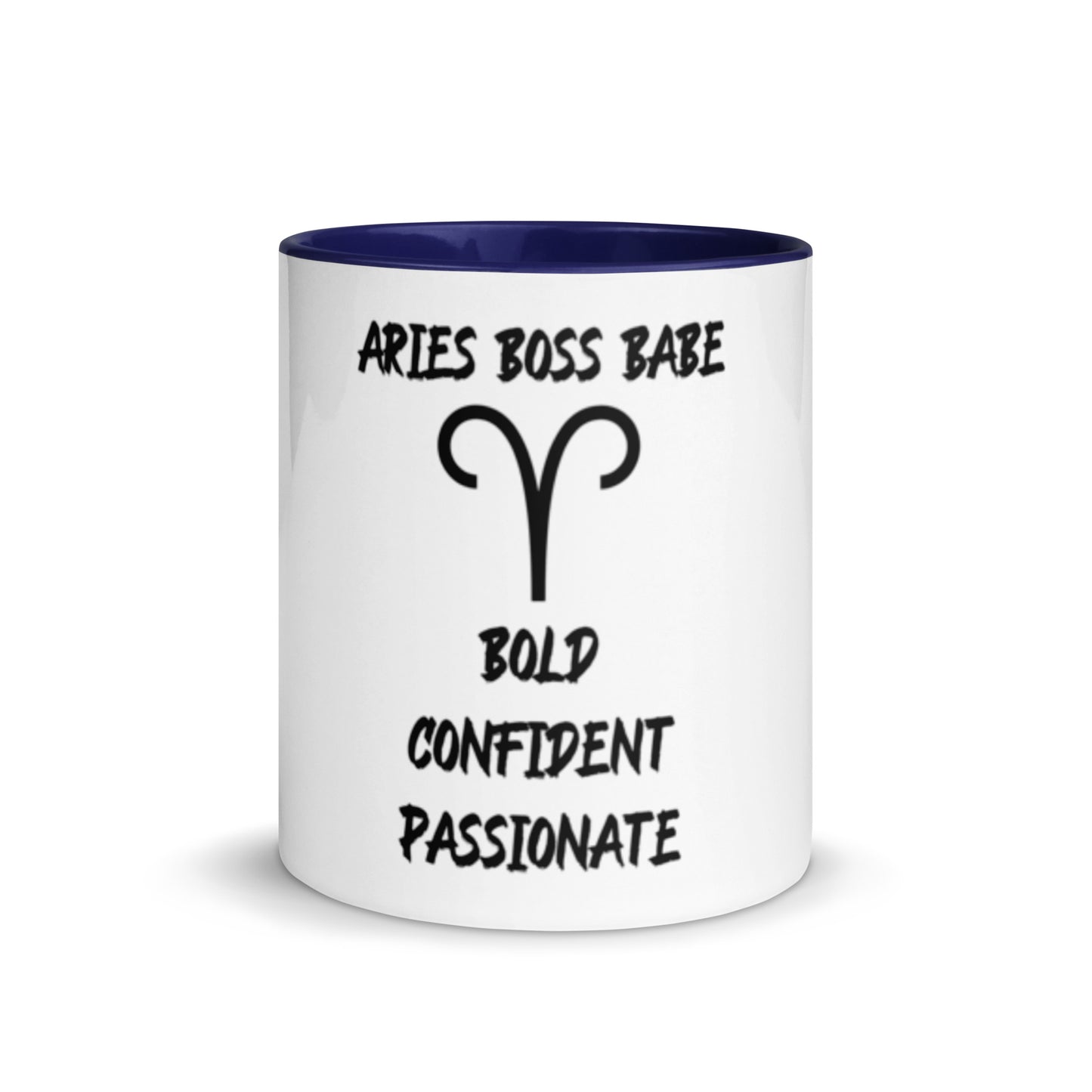 “Aries Boss Babe” Mug With Color Inside