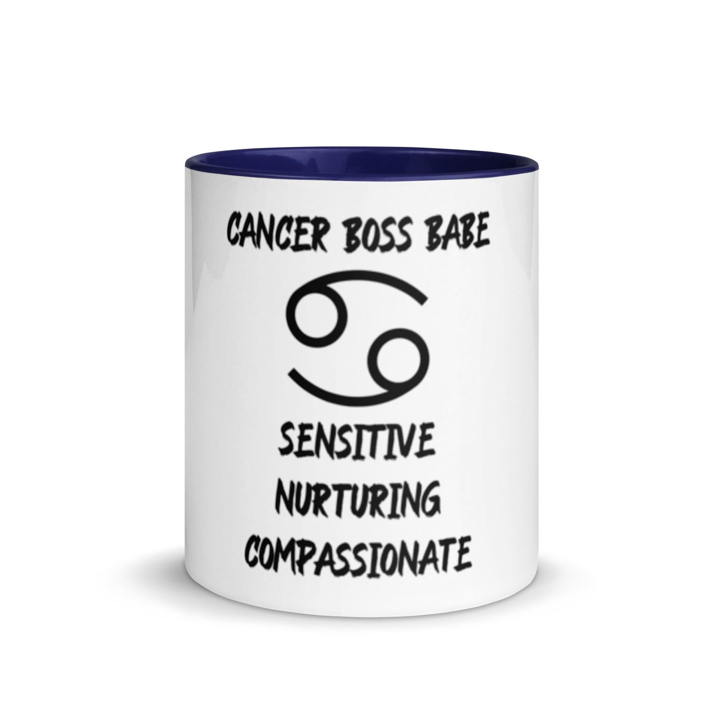 “Cancer Boss Babe” Mug With Color Inside