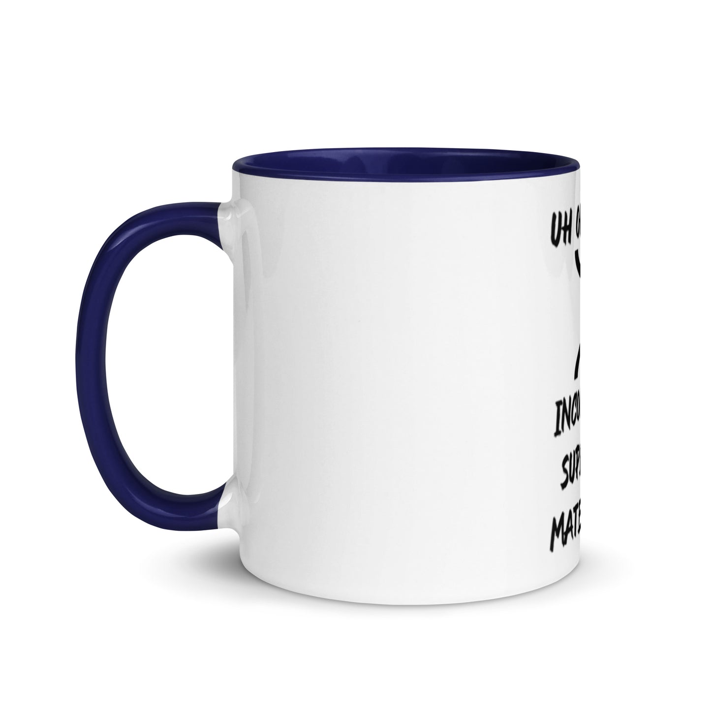 “Uh Oh, Gemini” Mug With Color Inside