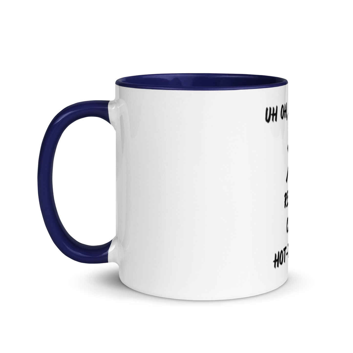 “Uh Oh, Sagittarius” Mug With Color Inside