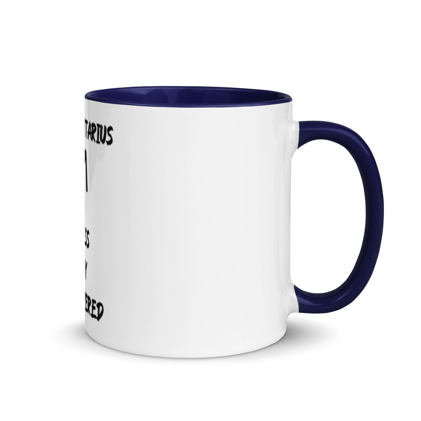 “Uh Oh, Sagittarius” Mug With Color Inside
