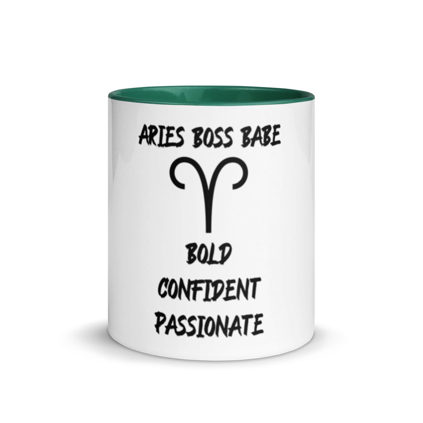“Aries Boss Babe” Mug With Color Inside