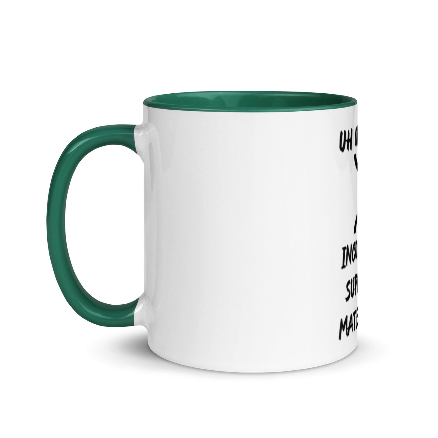 “Uh Oh, Gemini” Mug With Color Inside