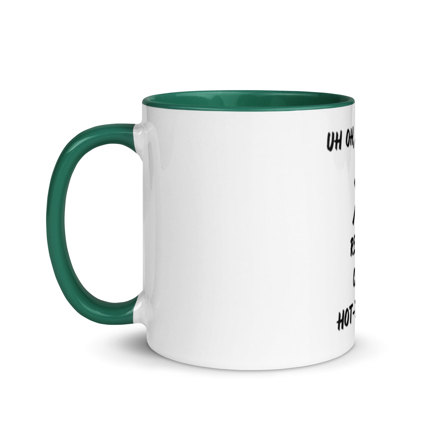 “Uh Oh, Sagittarius” Mug With Color Inside