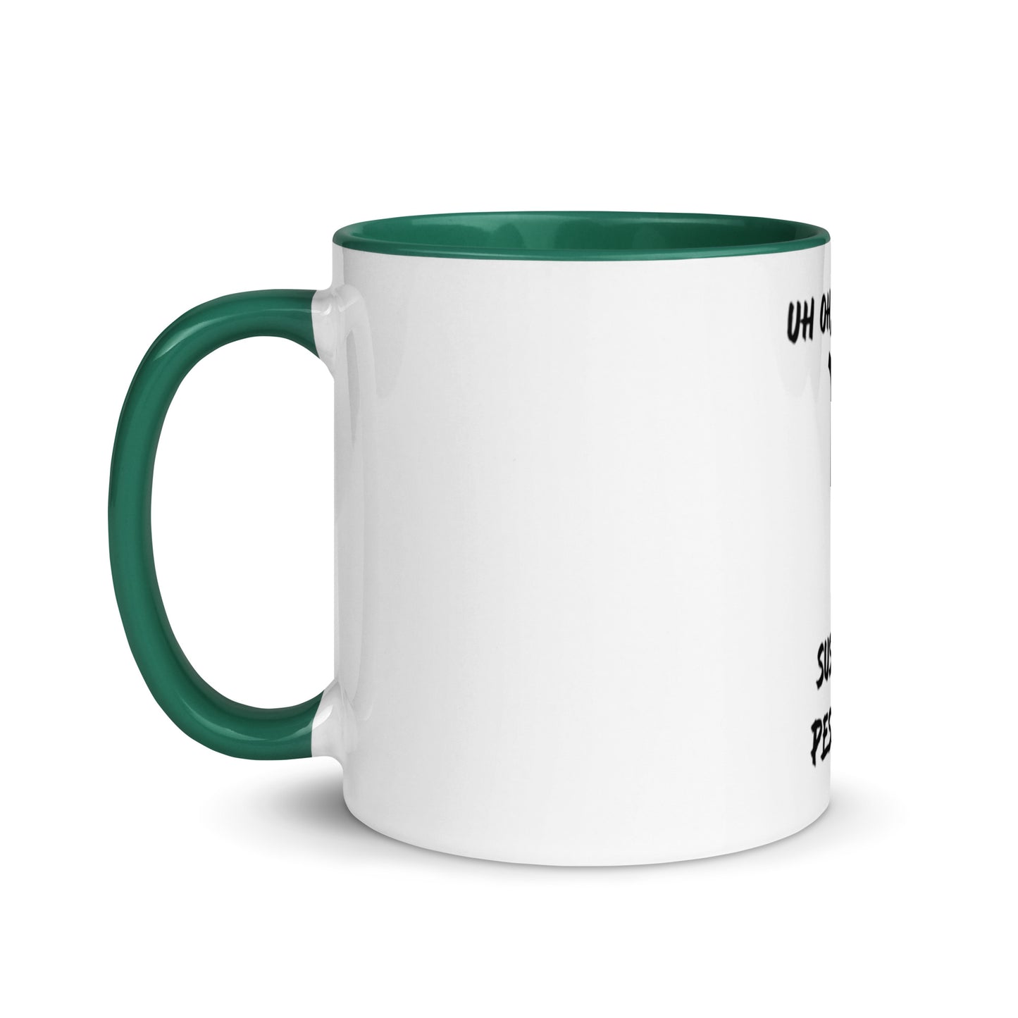 “Uh Oh, Capricorn” Mug With Color Inside