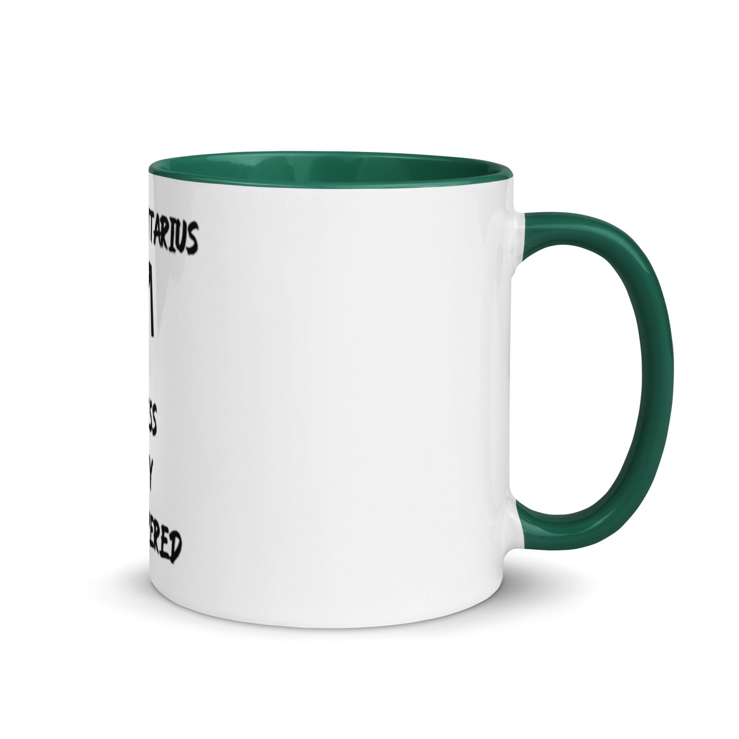 “Uh Oh, Sagittarius” Mug With Color Inside