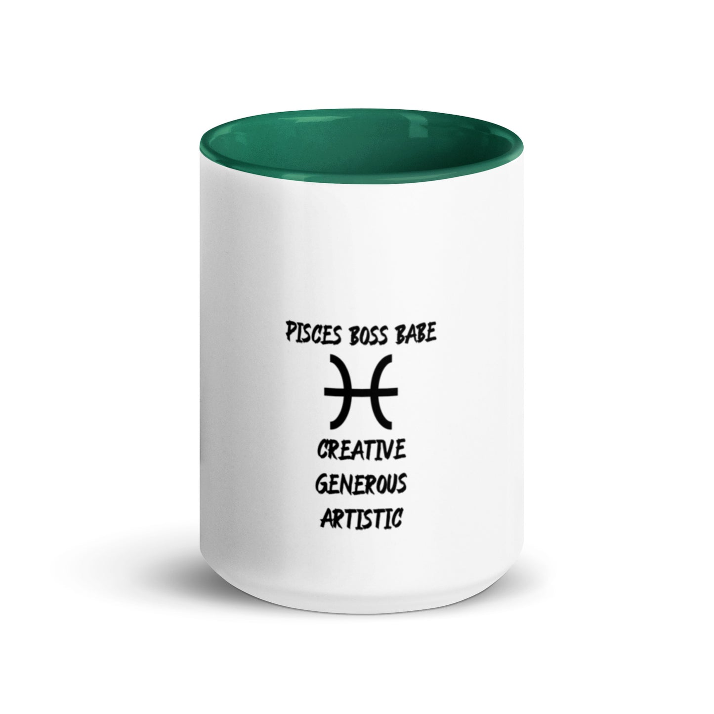 “Pisces Boss Babe” Mug With Color Inside