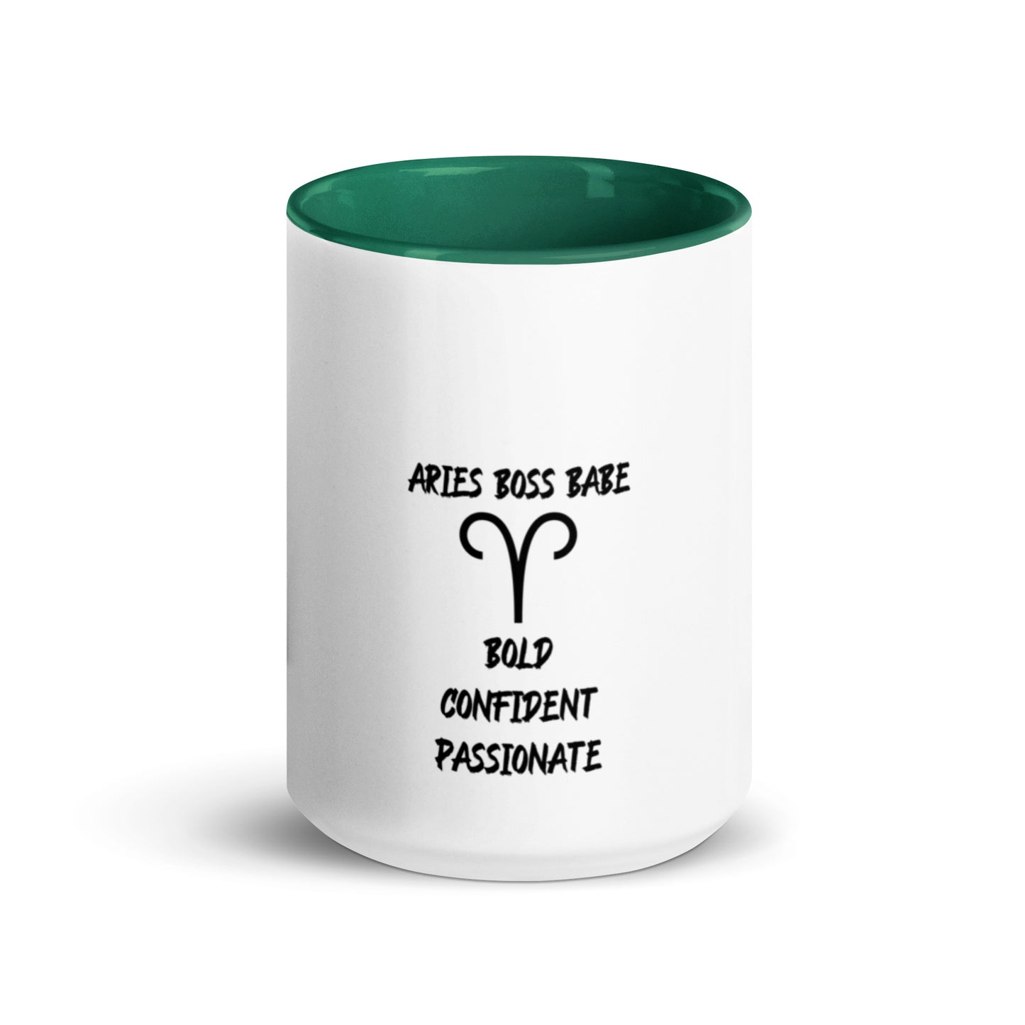 “Aries Boss Babe” Mug With Color Inside