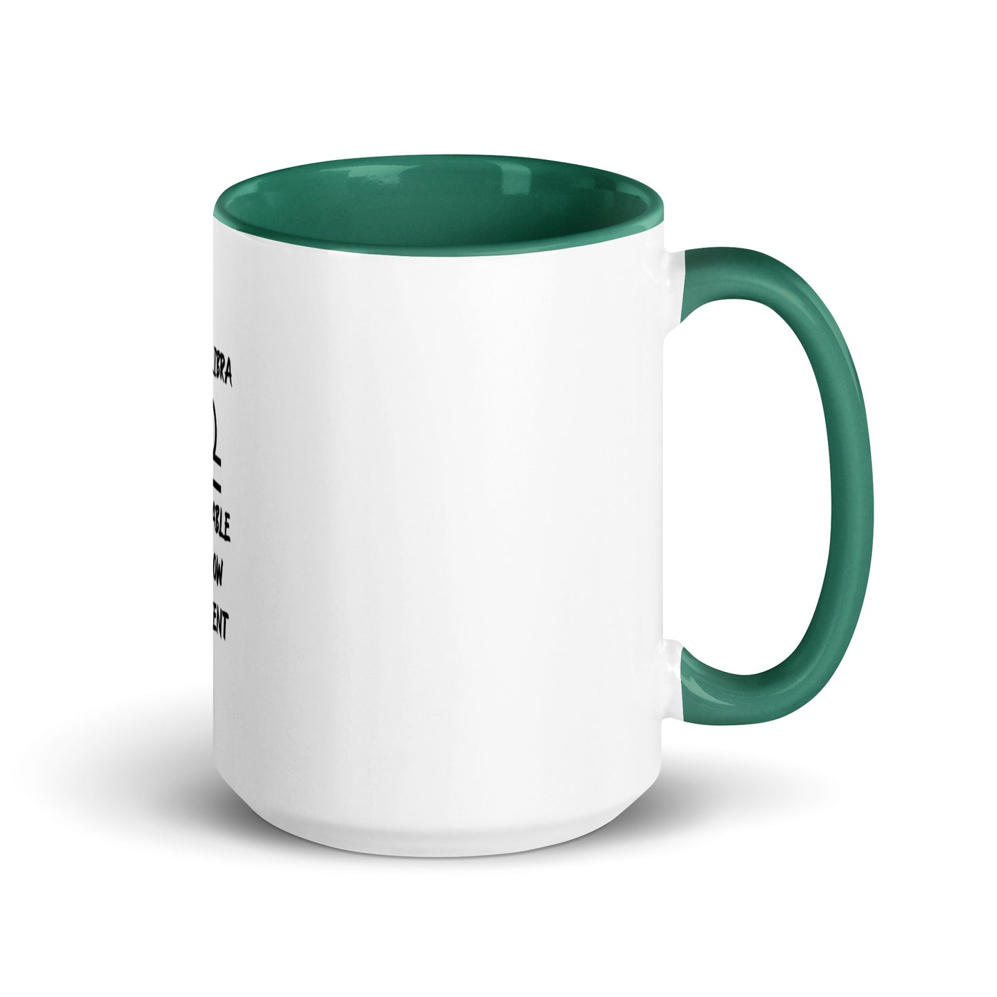 “Uh Oh, Libra” Mug With Color Inside