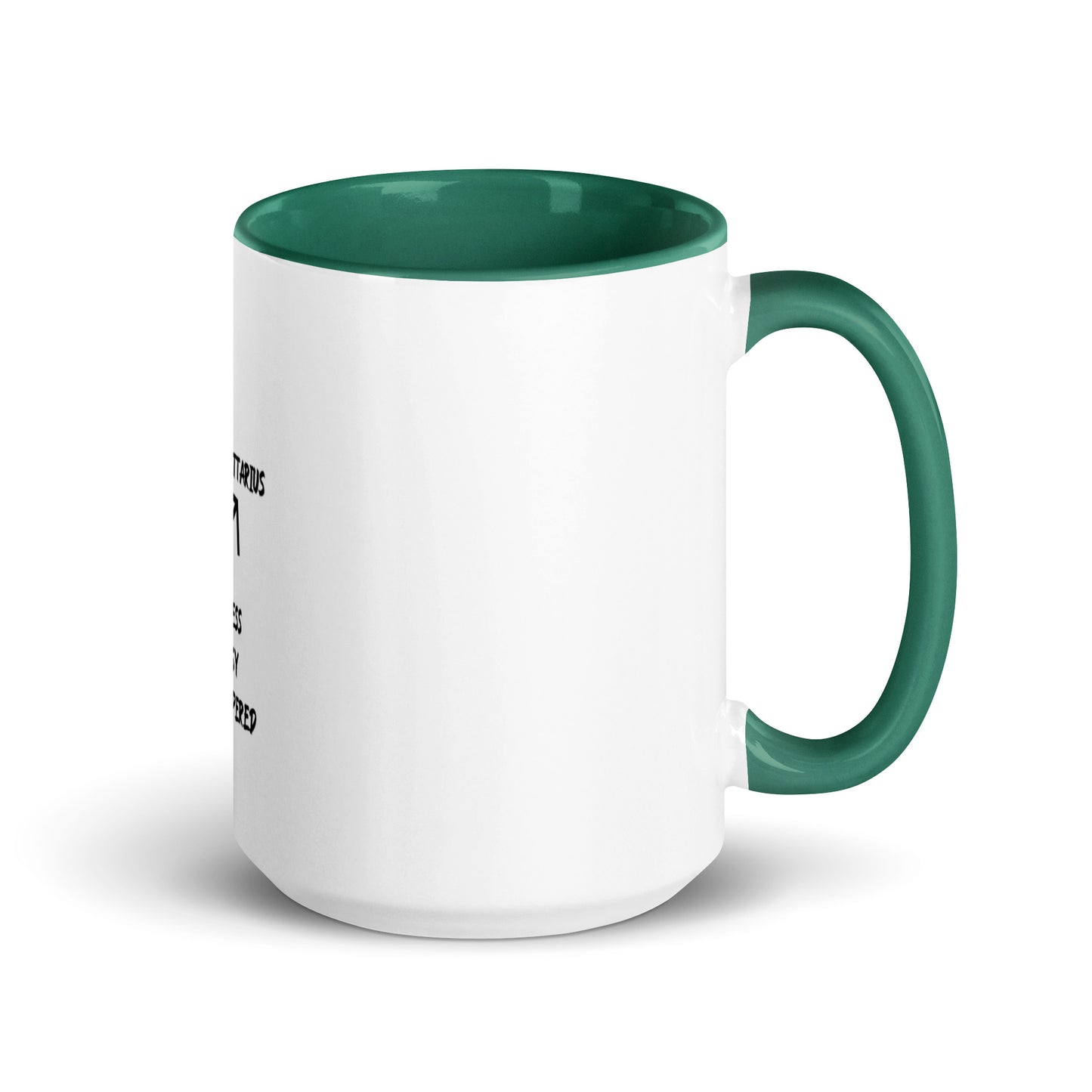 “Uh Oh, Sagittarius” Mug With Color Inside