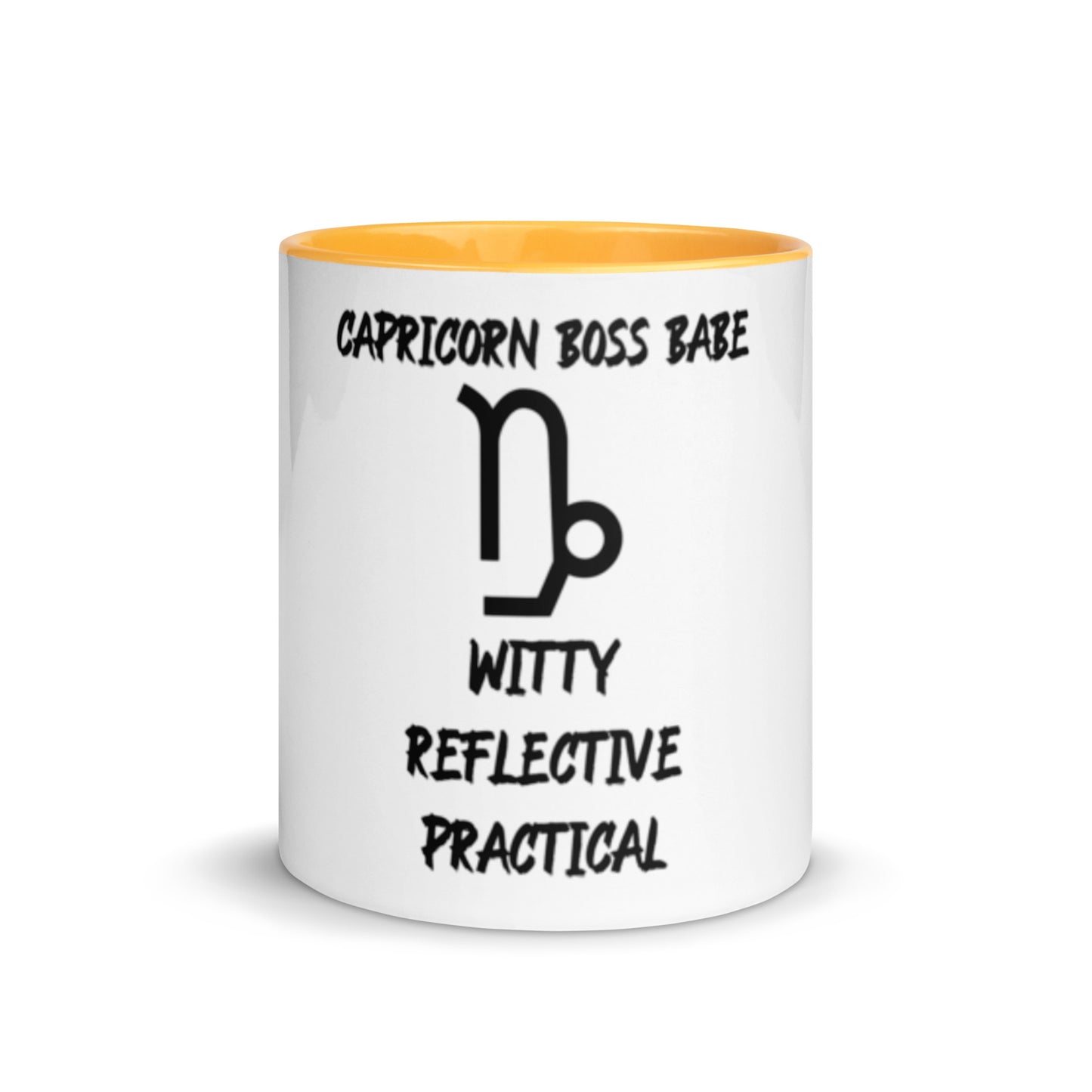 “Capricorn Boss Babe” Mug With Color Inside