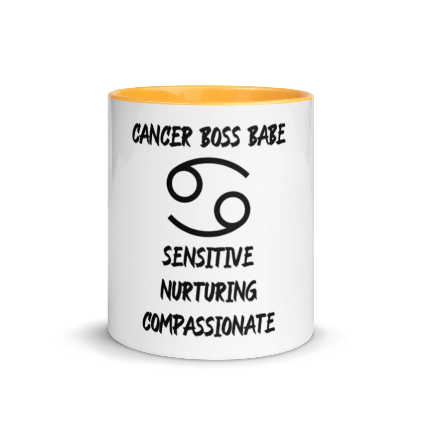 “Cancer Boss Babe” Mug With Color Inside
