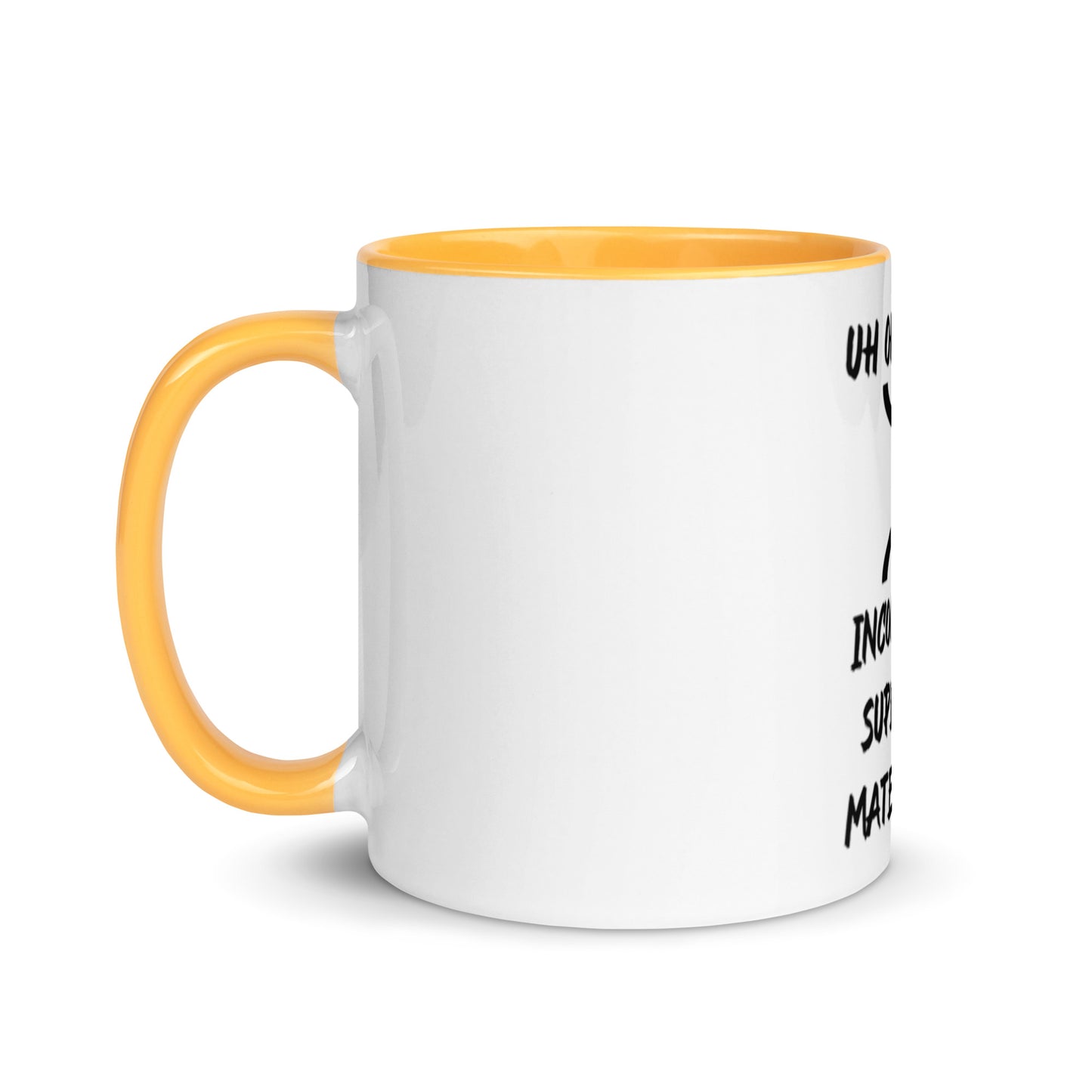 “Uh Oh, Gemini” Mug With Color Inside