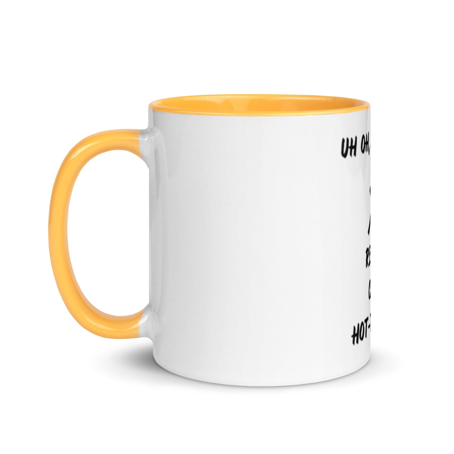 “Uh Oh, Sagittarius” Mug With Color Inside