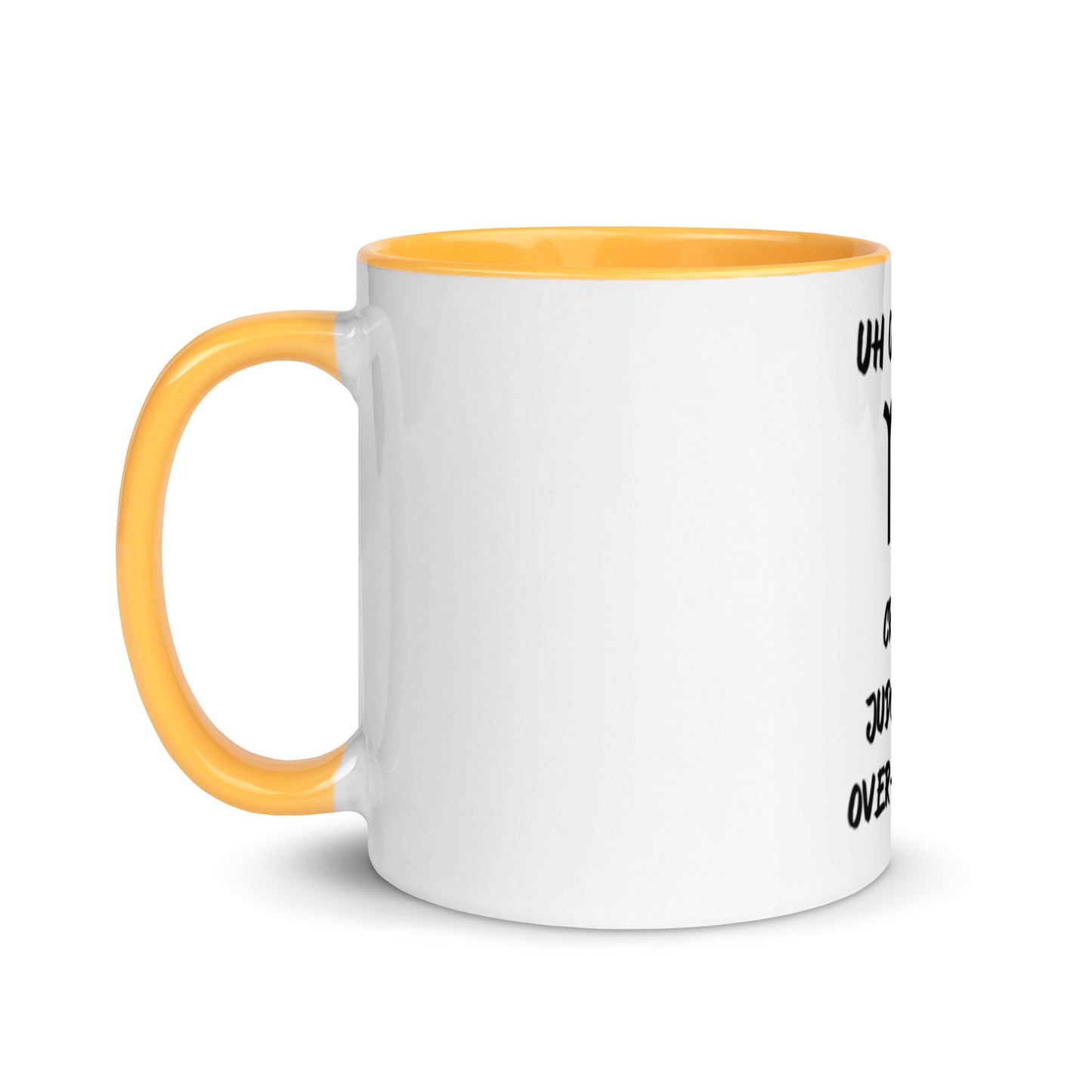 “Uh Oh, Virgo” Mug With Color Inside