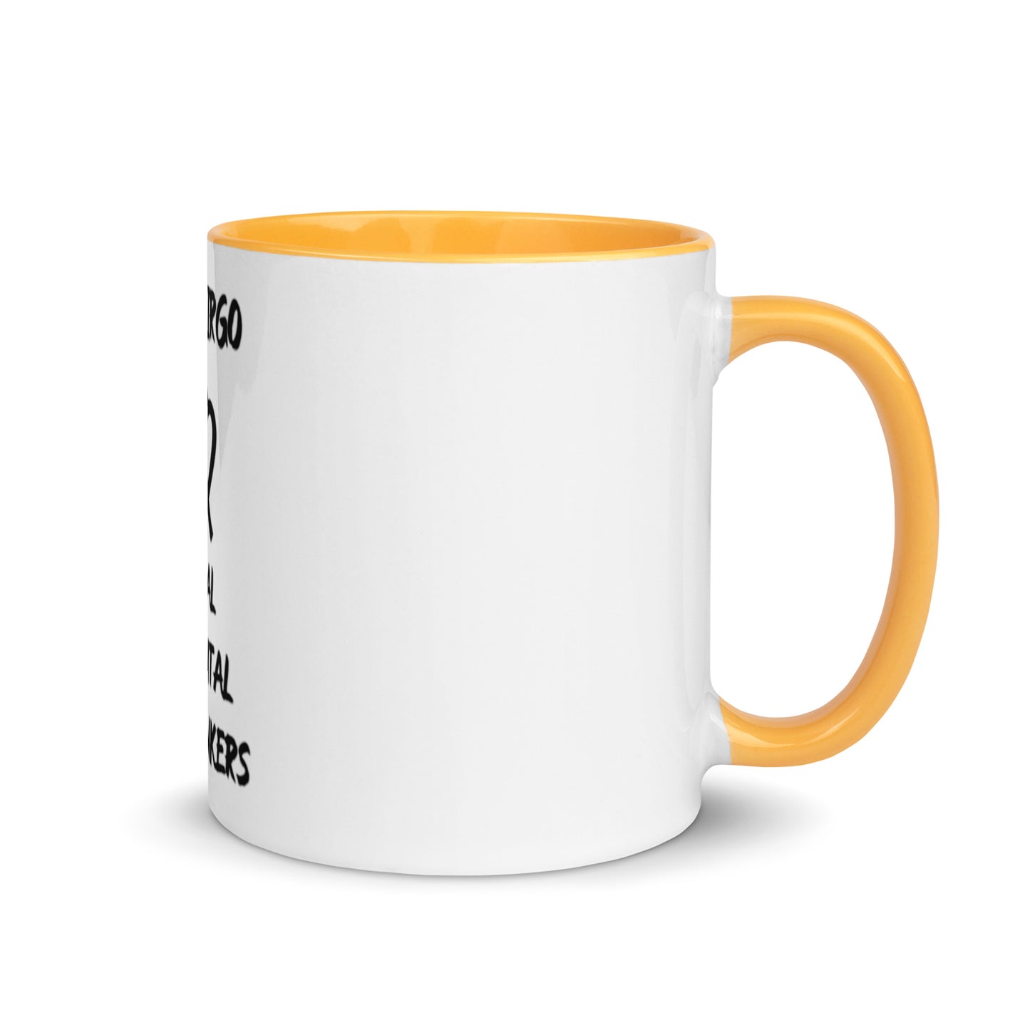 “Uh Oh, Virgo” Mug With Color Inside