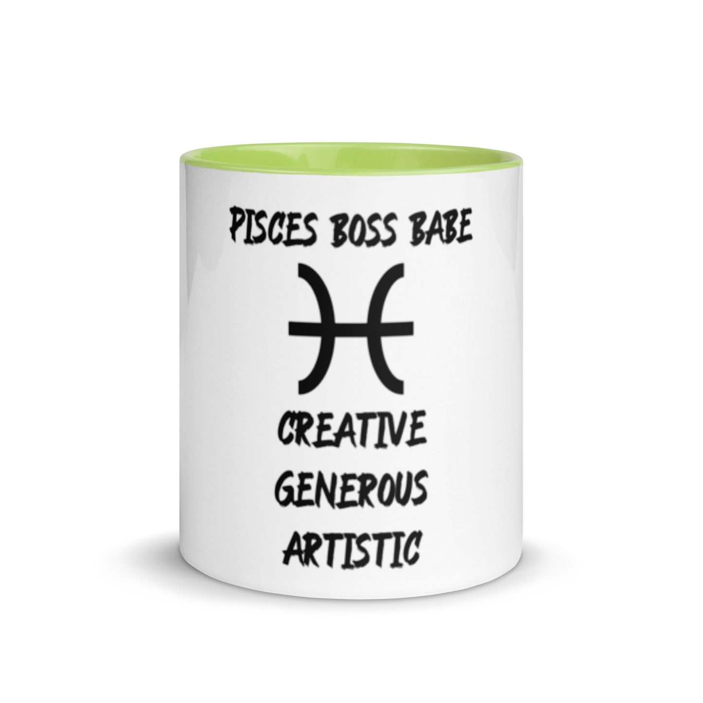 “Pisces Boss Babe” Mug With Color Inside