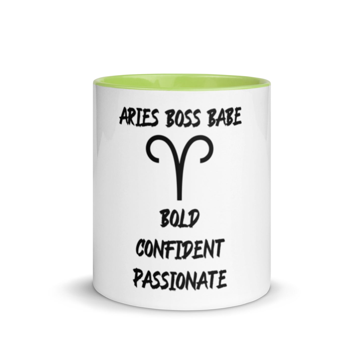 “Aries Boss Babe” Mug With Color Inside