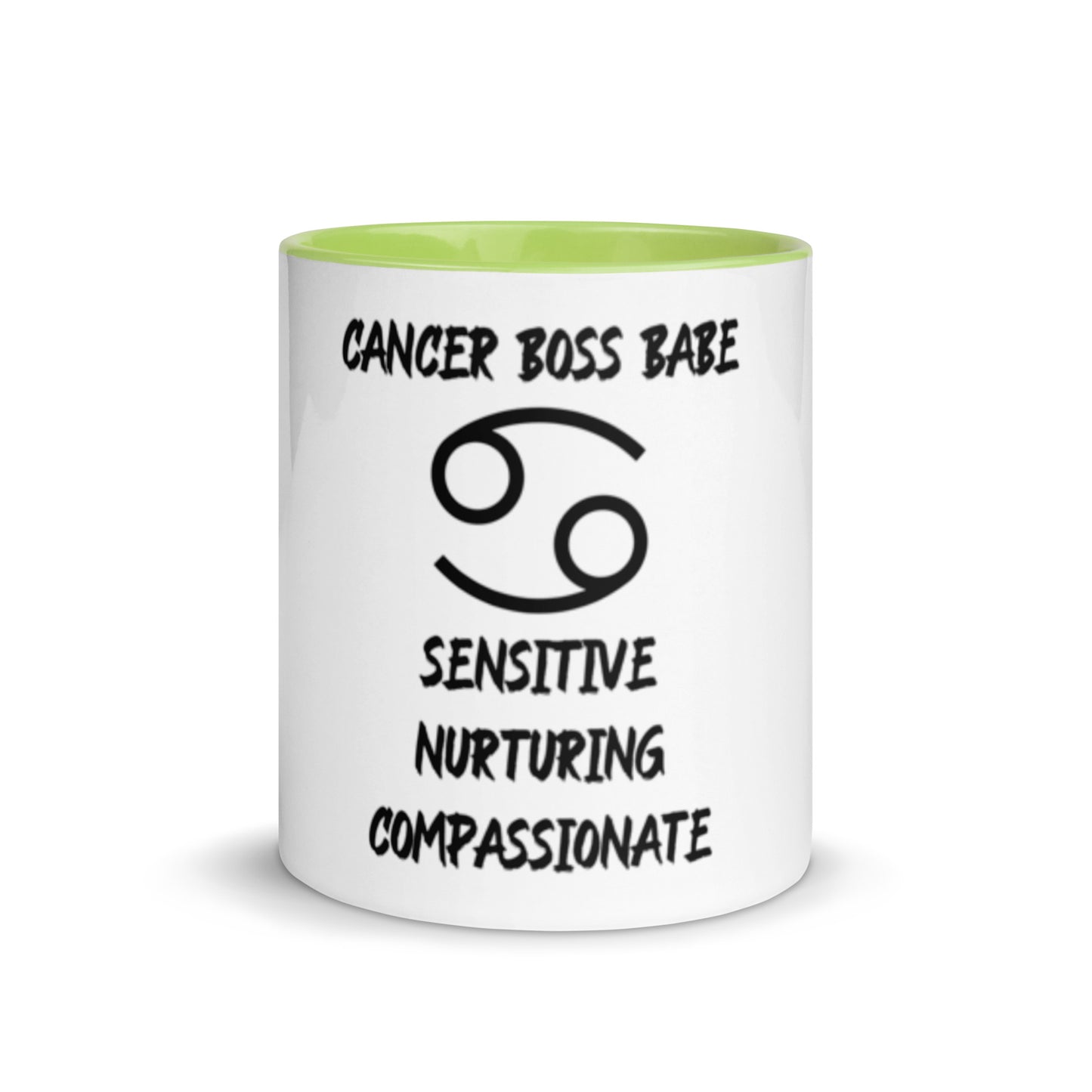 “Cancer Boss Babe” Mug With Color Inside