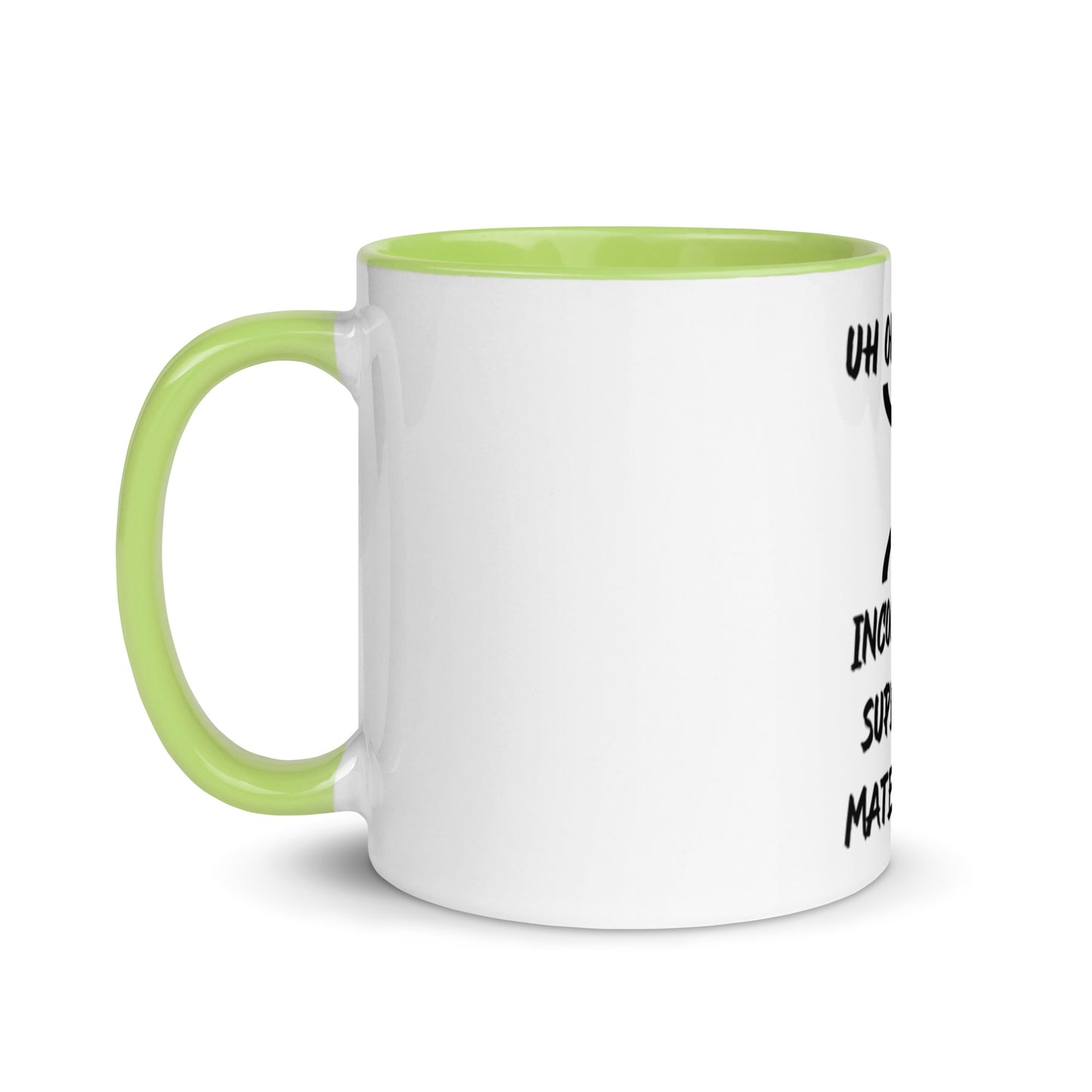 “Uh Oh, Gemini” Mug With Color Inside
