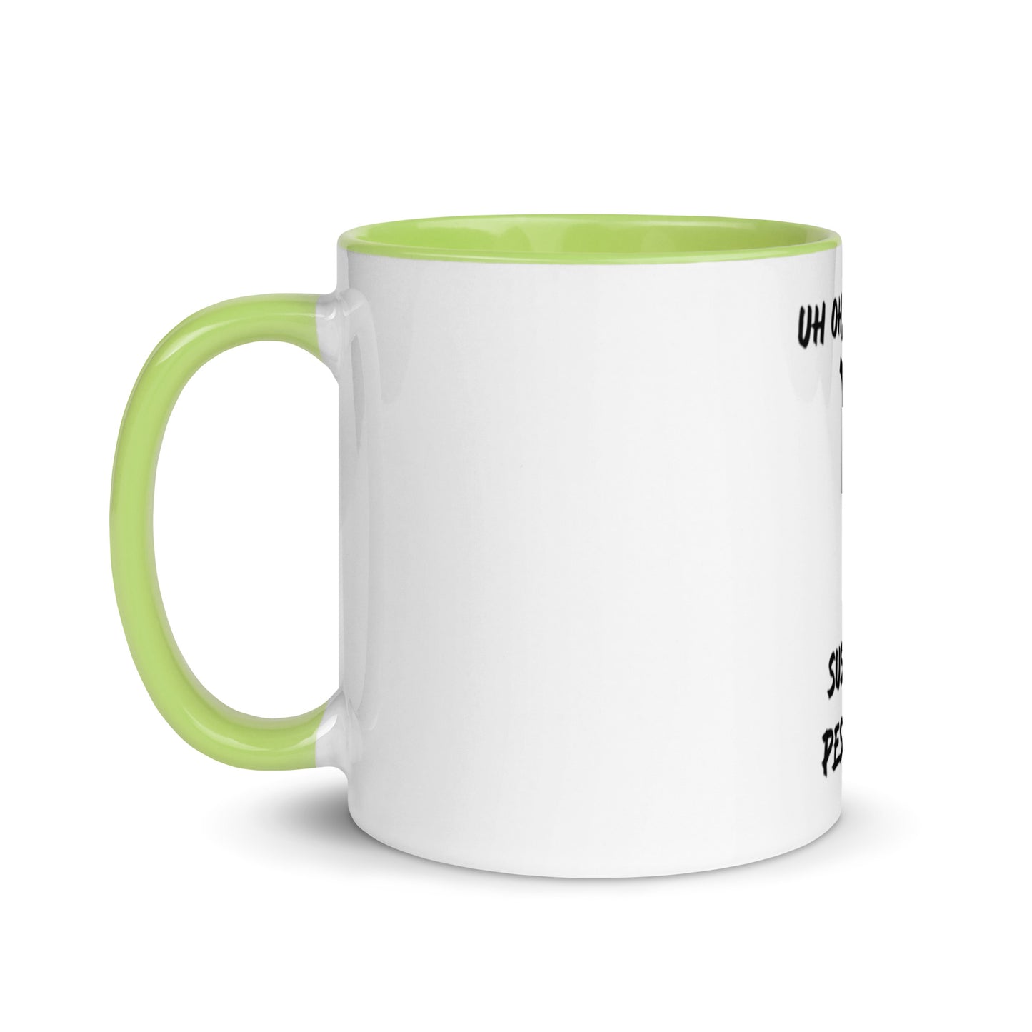 “Uh Oh, Capricorn” Mug With Color Inside