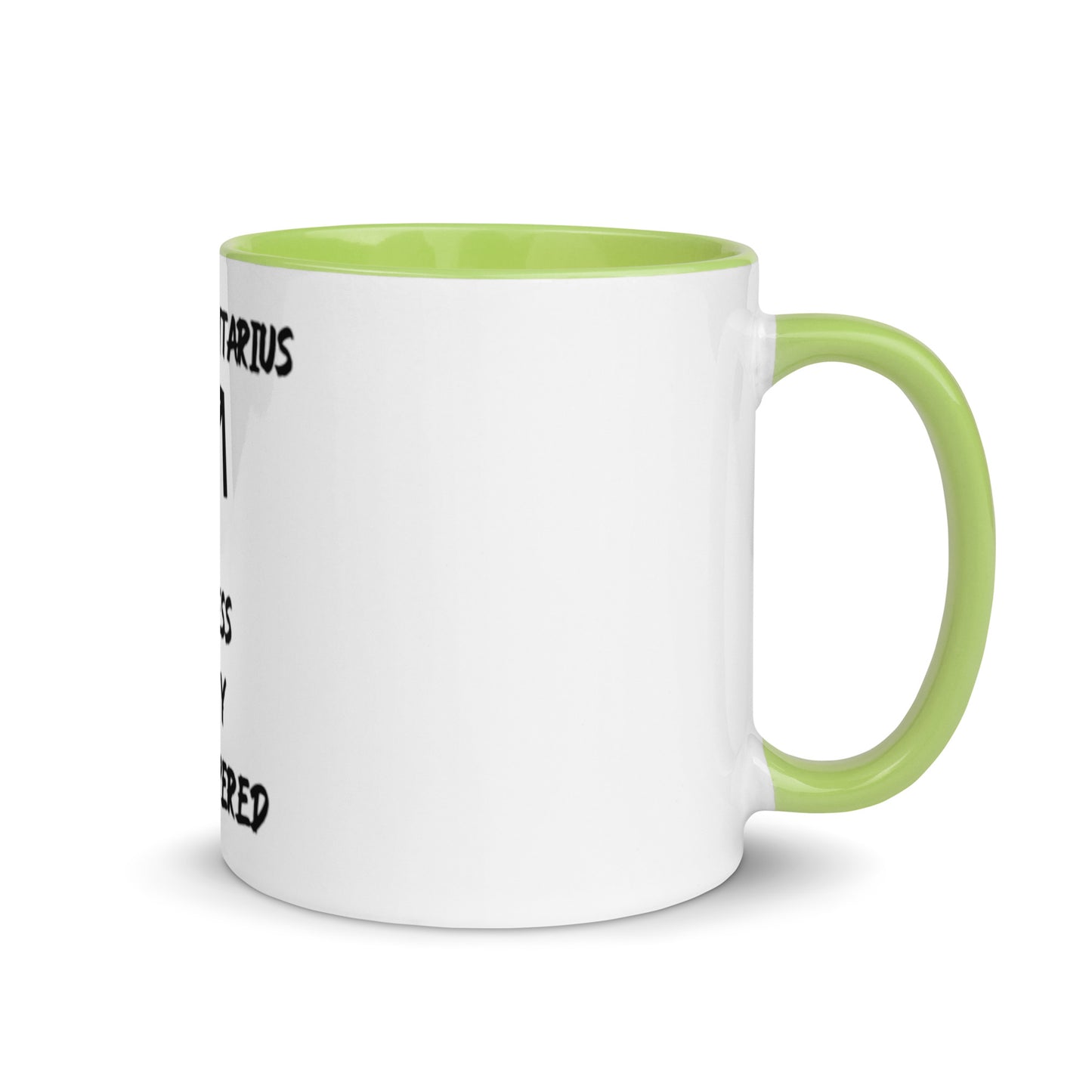 “Uh Oh, Sagittarius” Mug With Color Inside