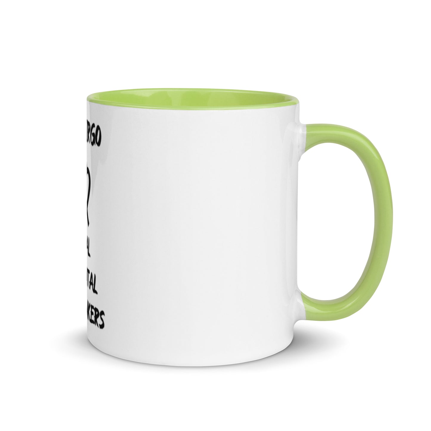 “Uh Oh, Virgo” Mug With Color Inside