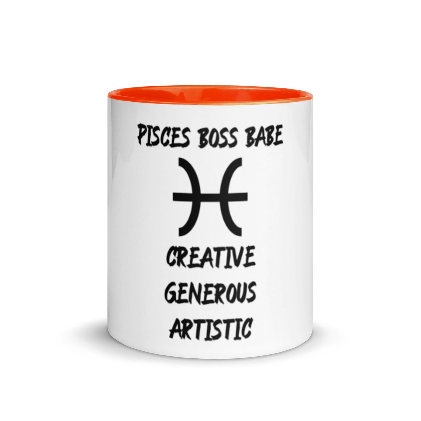 “Pisces Boss Babe” Mug With Color Inside