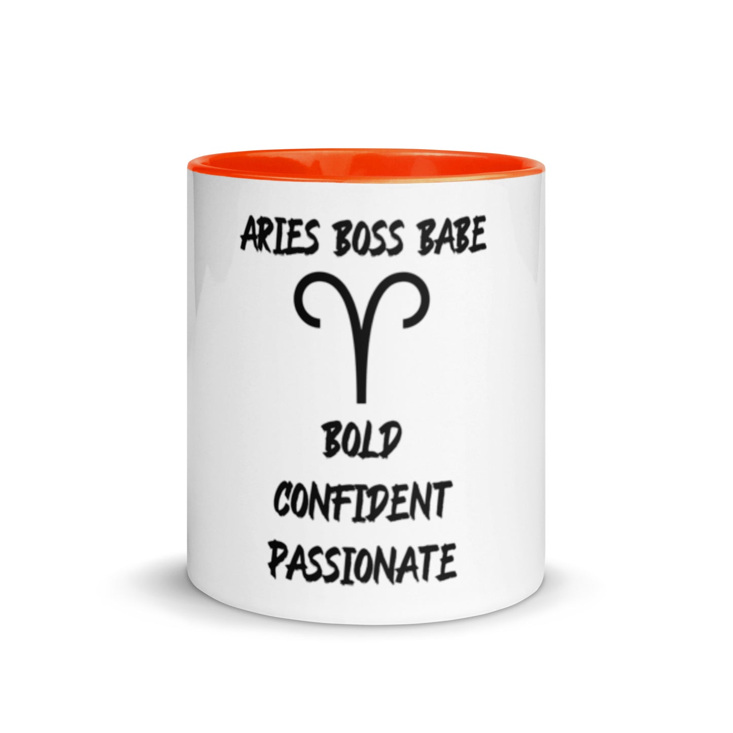 “Aries Boss Babe” Mug With Color Inside