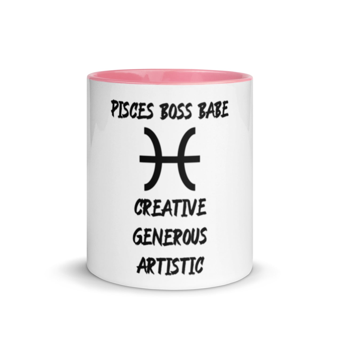 “Pisces Boss Babe” Mug With Color Inside